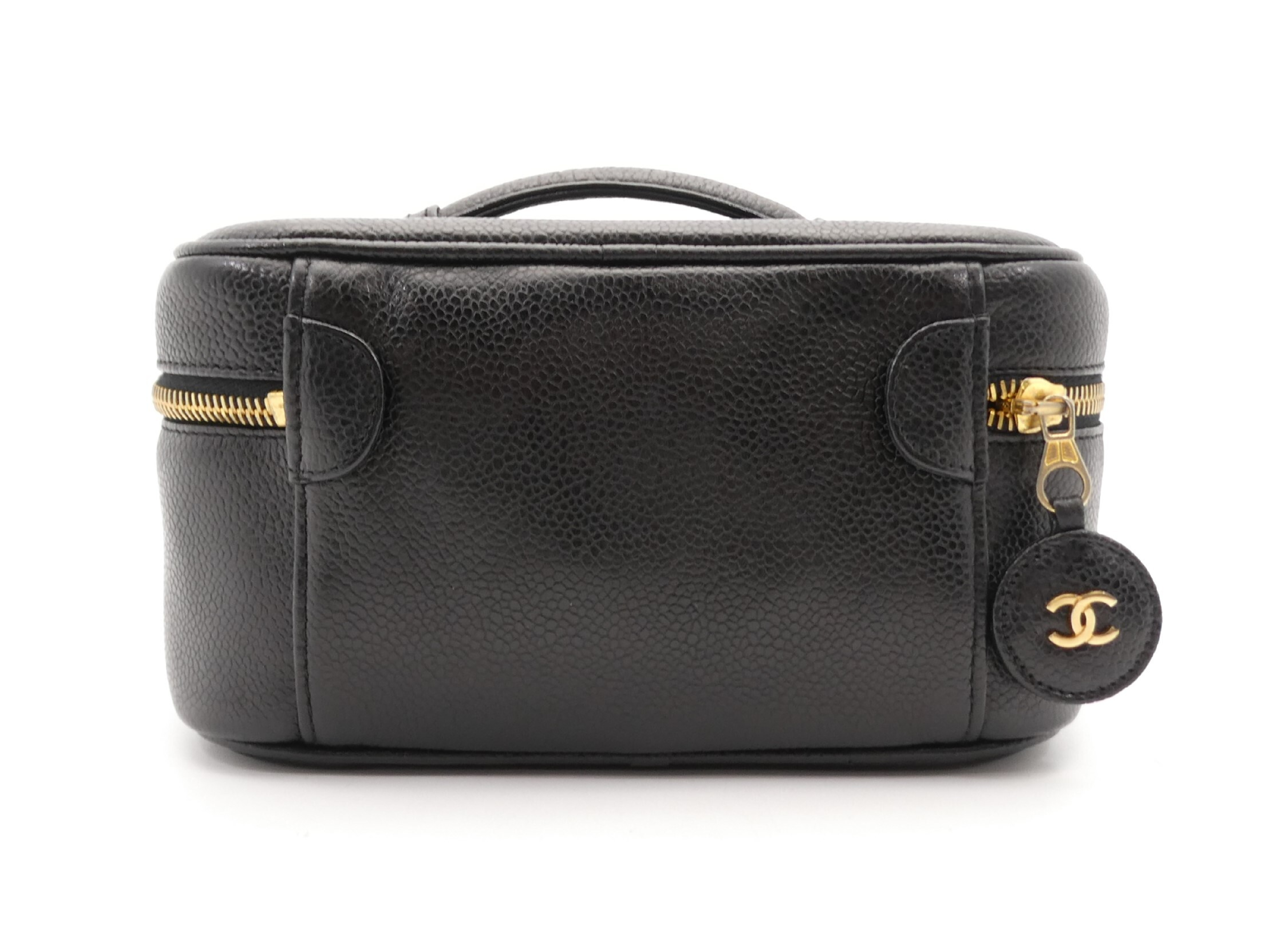 Coco Mark Caviar Skin Vanity Bag — view 2
