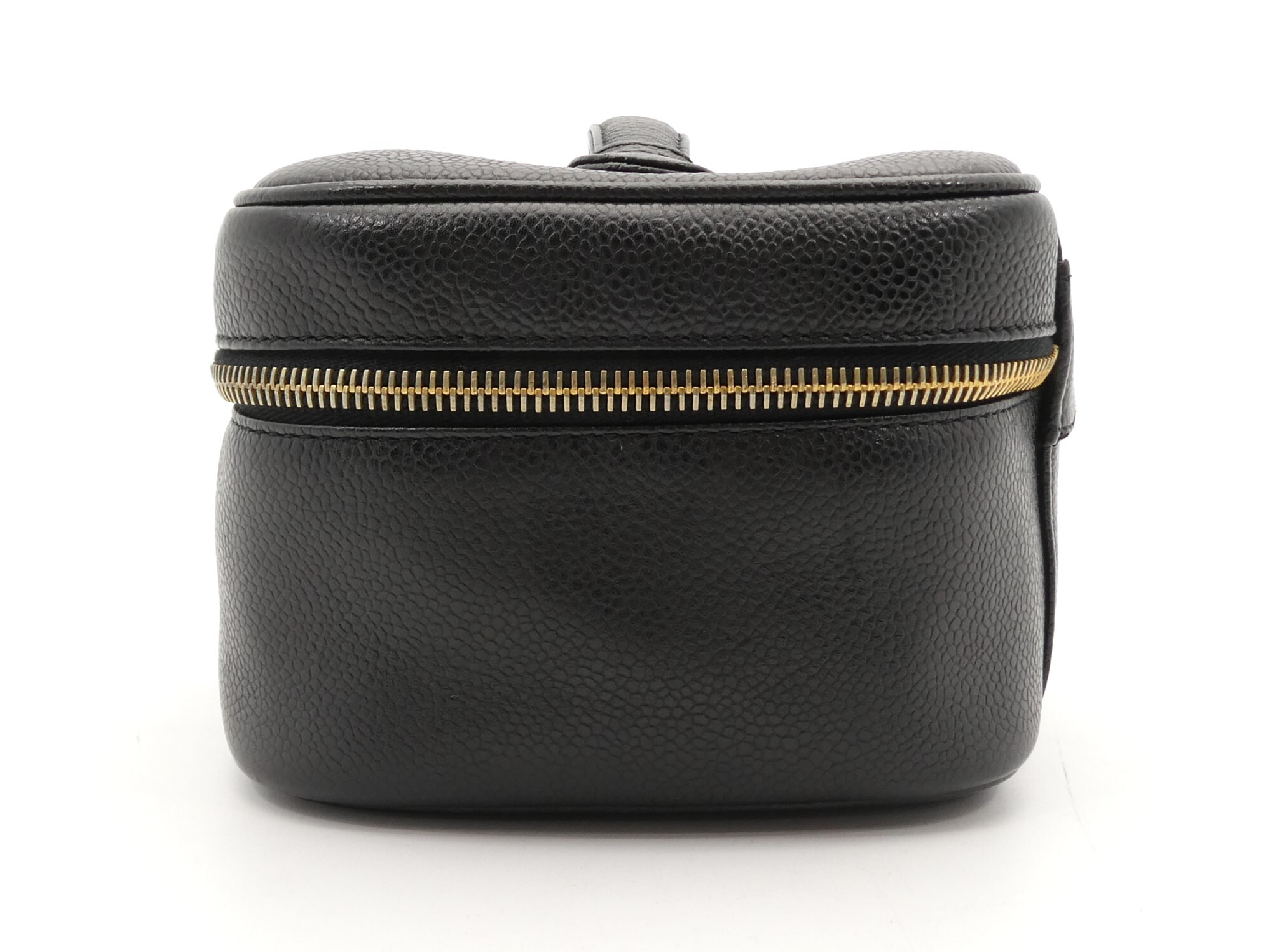 Coco Mark Caviar Skin Vanity Bag — view 3