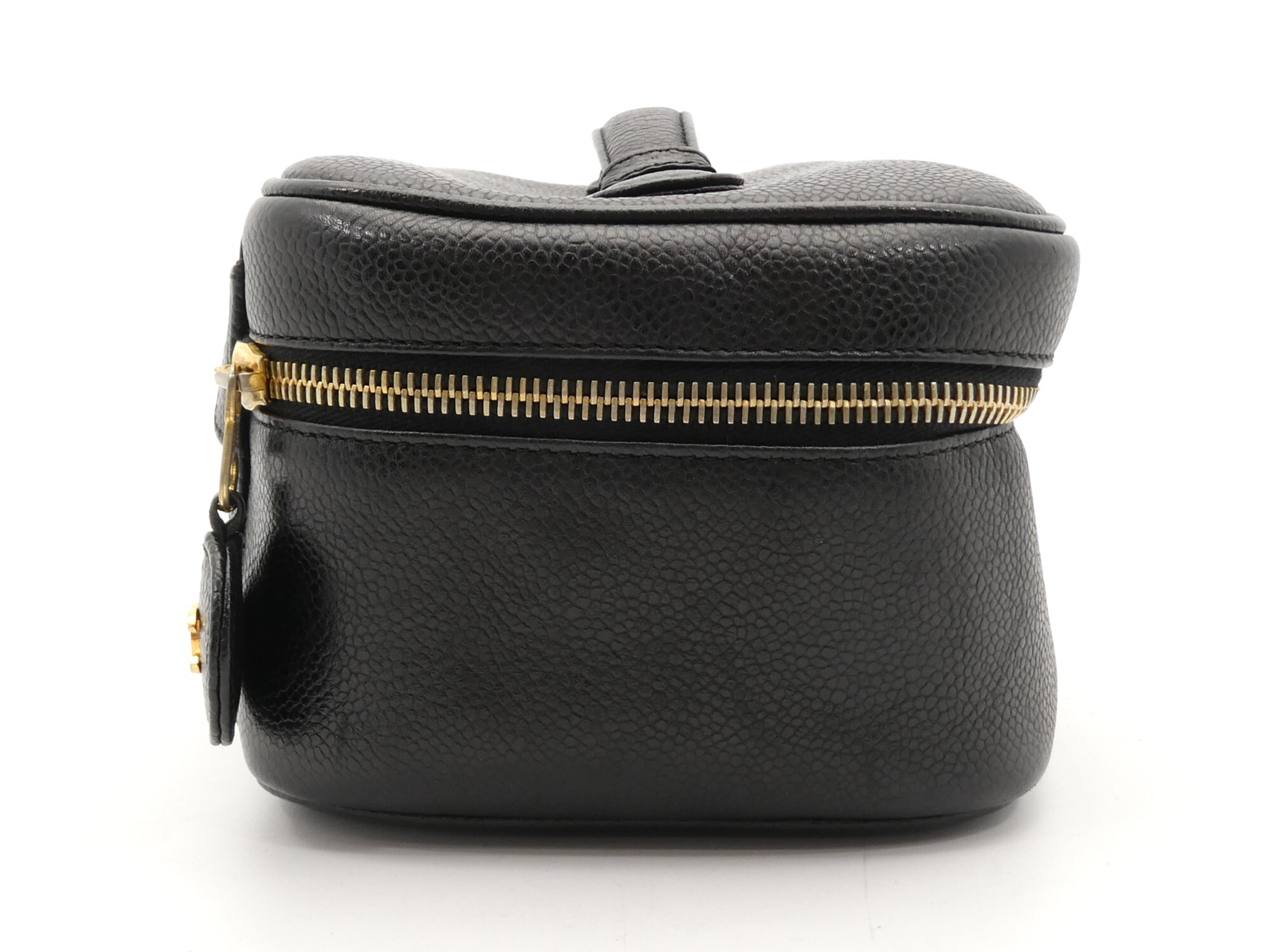 Coco Mark Caviar Skin Vanity Bag — view 4