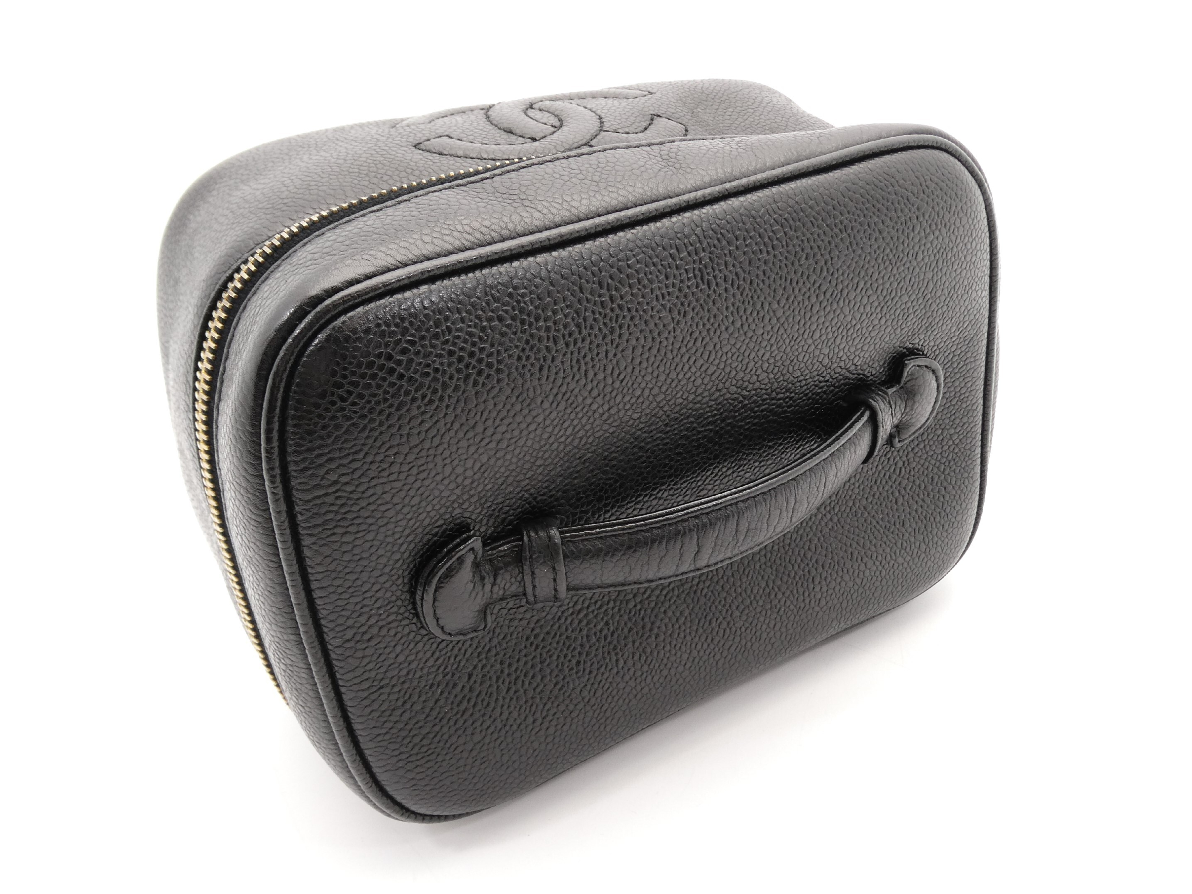 Coco Mark Caviar Skin Vanity Bag — view 6