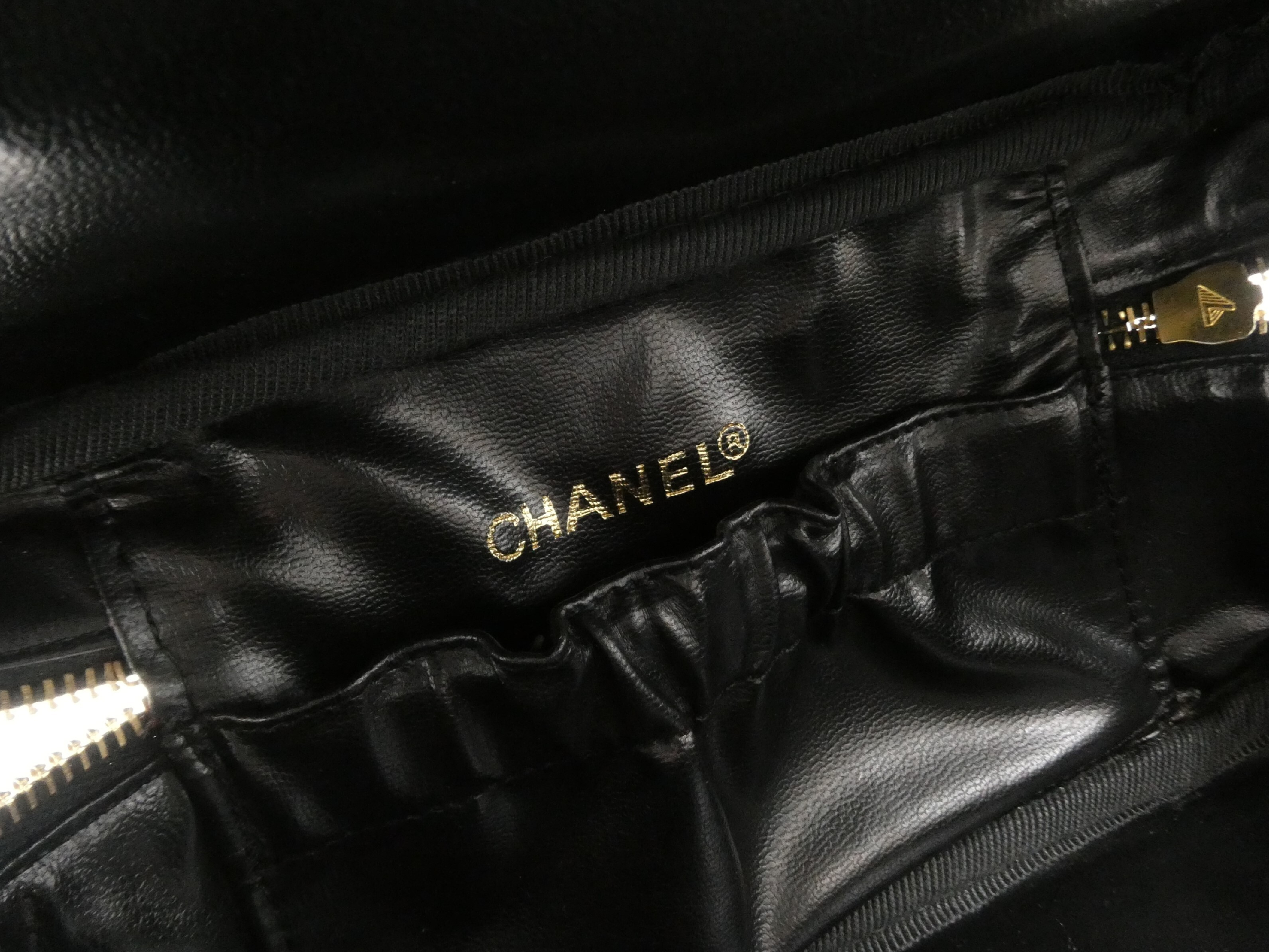 Coco Mark Caviar Skin Vanity Bag — view 8