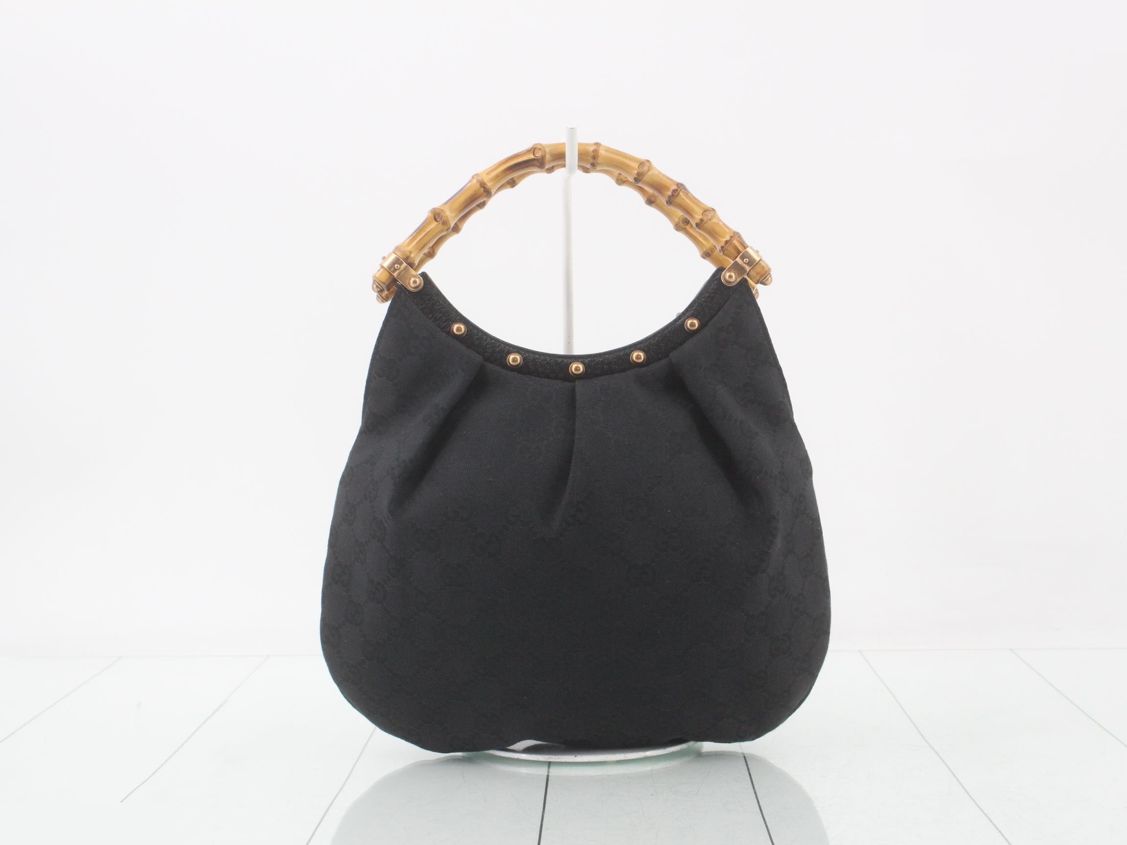 GG Canvas (Bag) - Bamboo Handbag — view 2