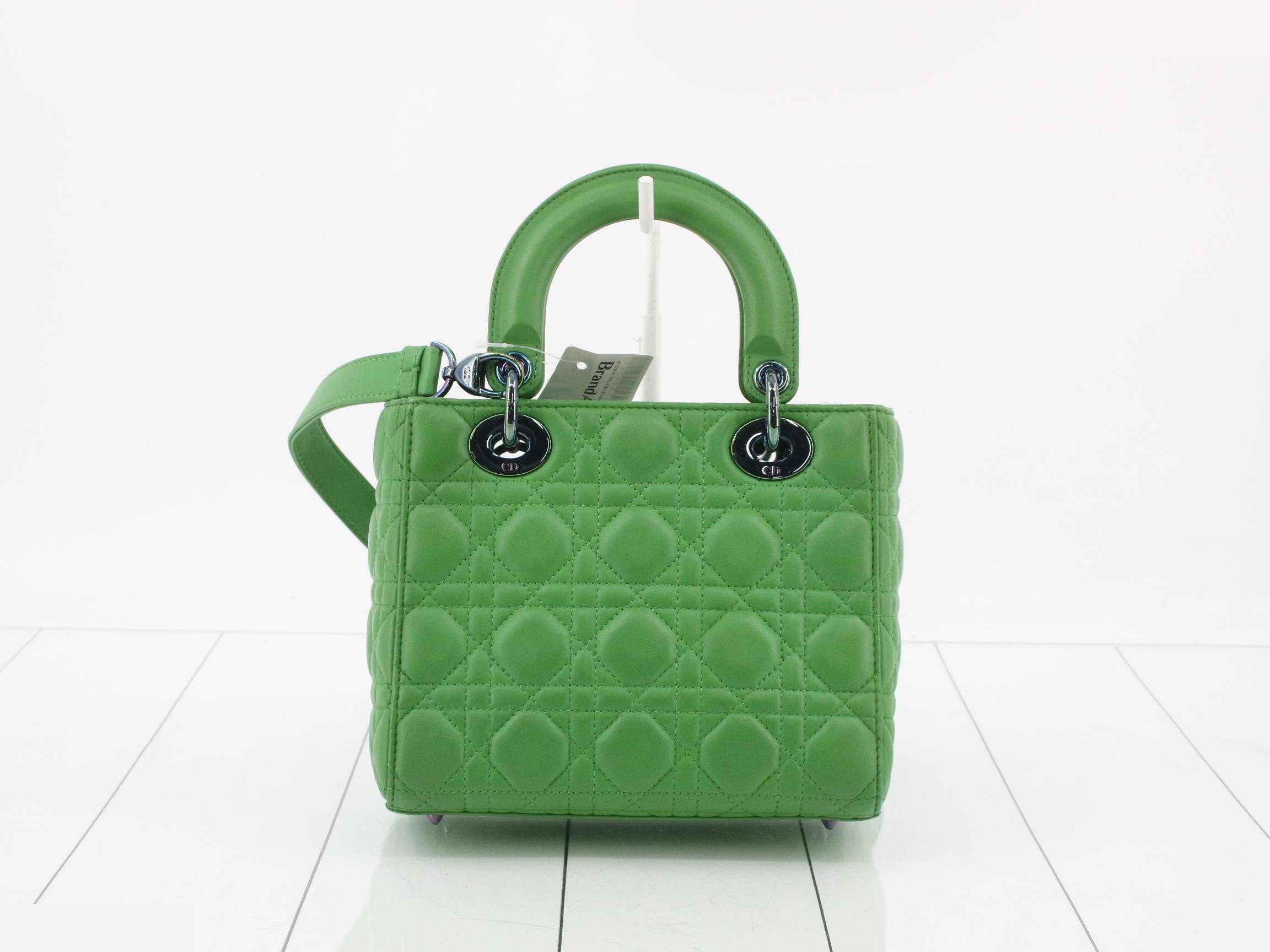 Lady Dior Cannage Leather 2-Way Shoulder/Handbag — view 2