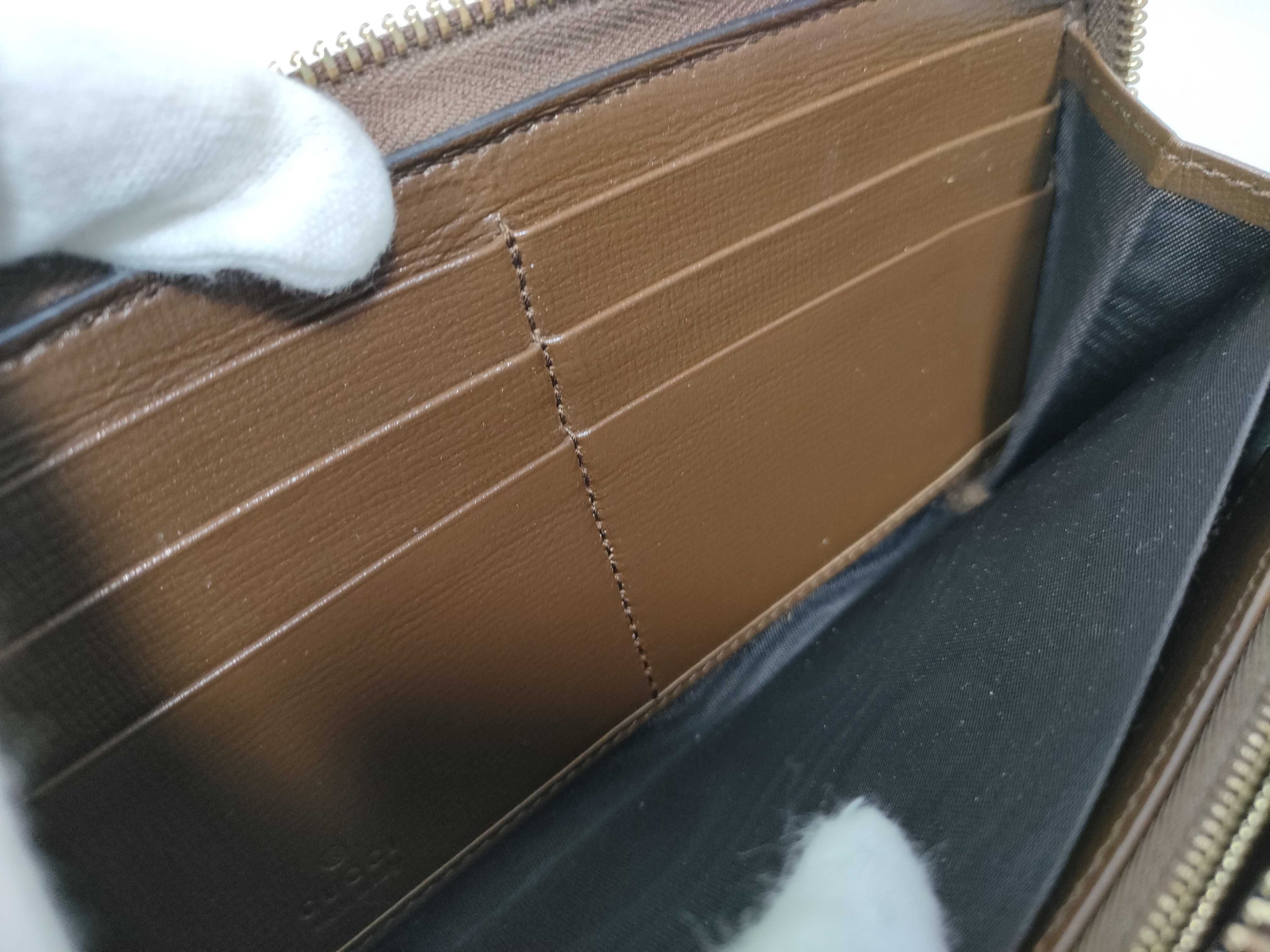 Horsebit Round Zipper Long Wallet (IY9118) — view 13