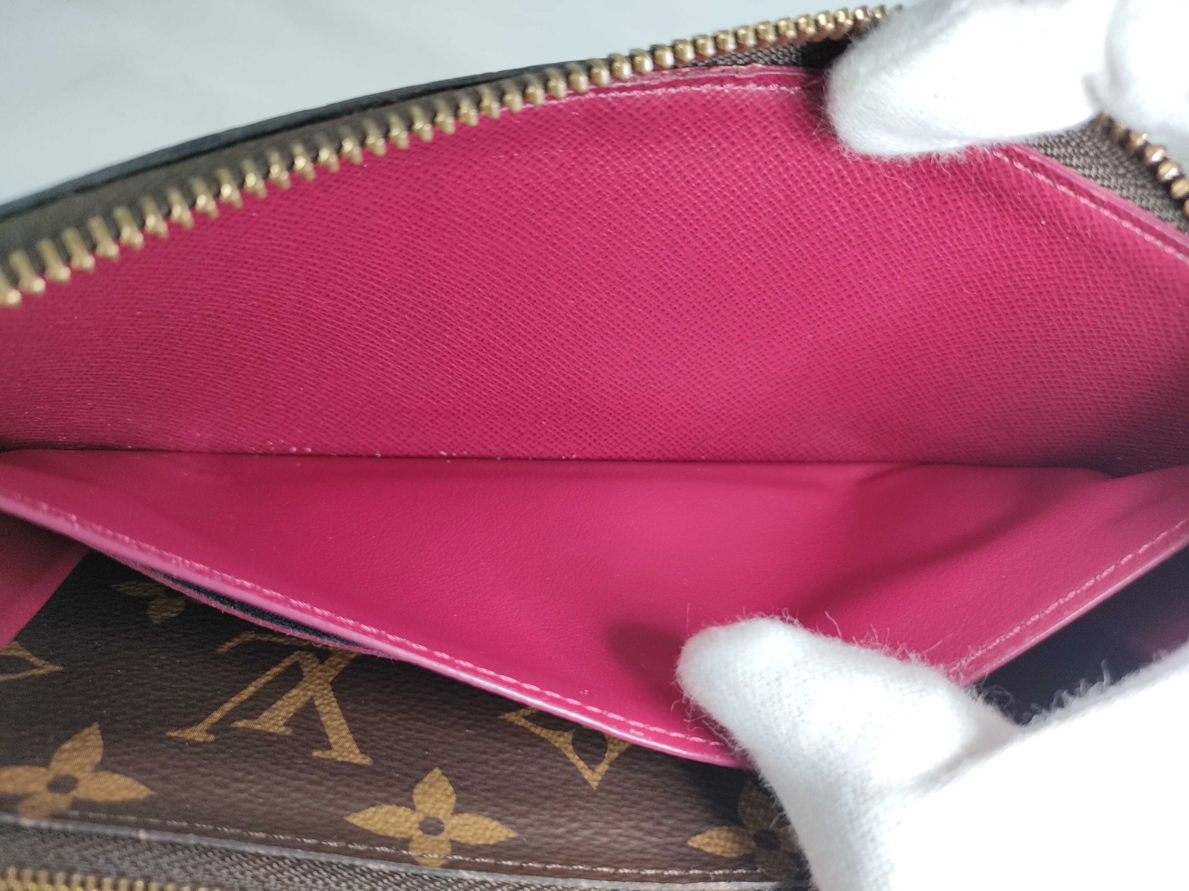 Monogram Portefeuille Clemence Fuchsia Wallet — view 11