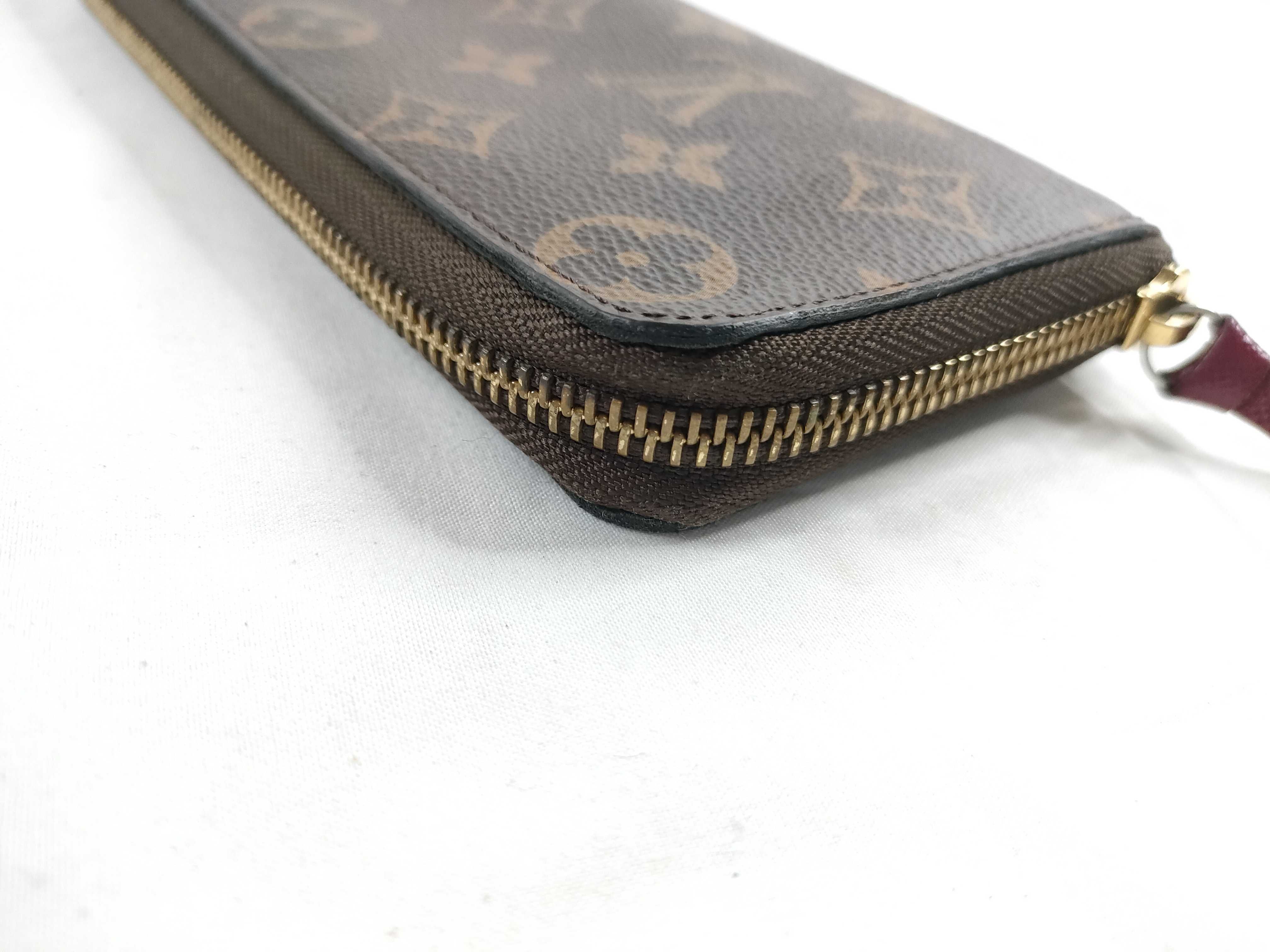 Monogram Portefeuille Clemence Fuchsia Wallet — view 4