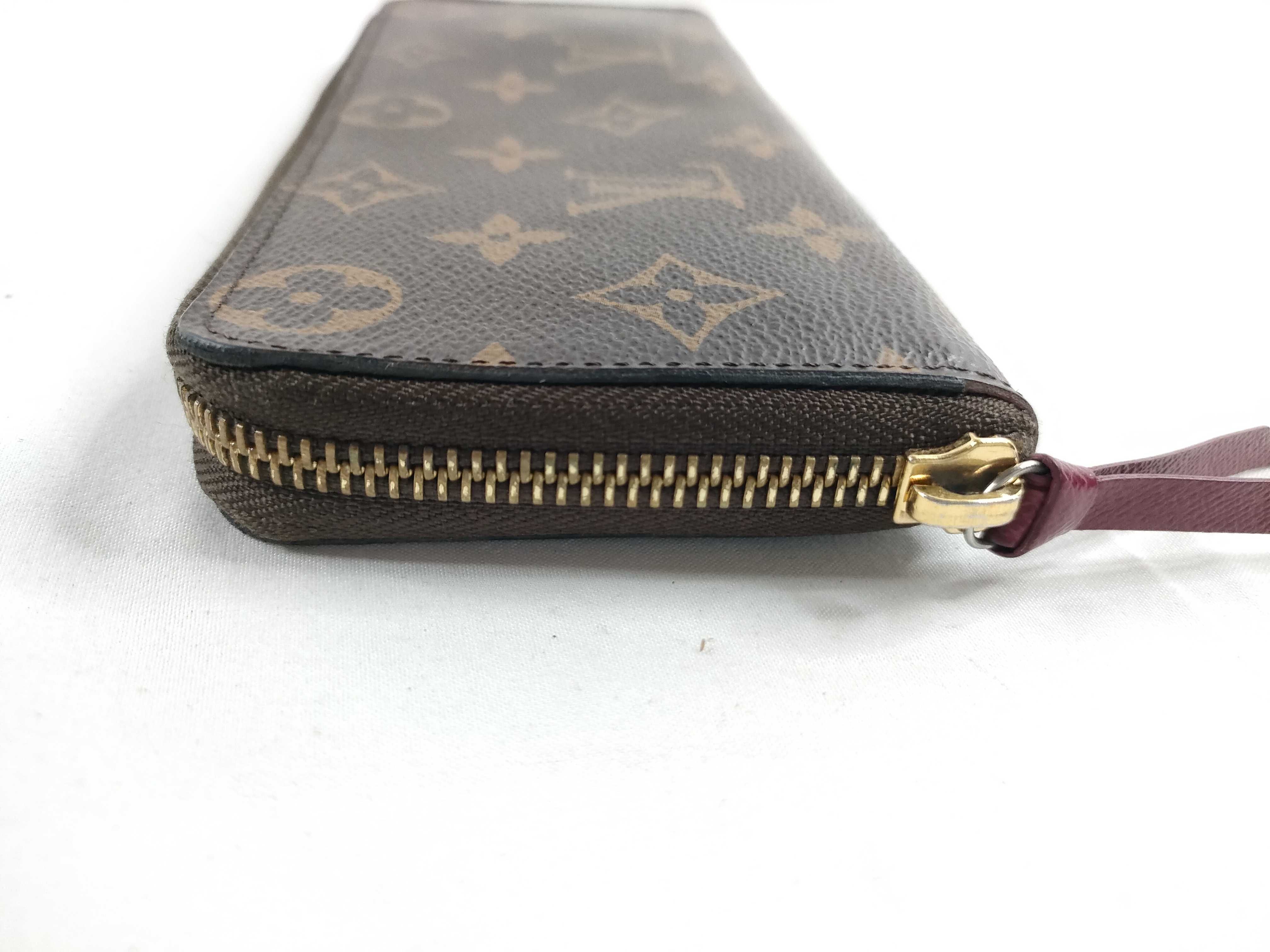 Monogram Portefeuille Clemence Fuchsia Wallet — view 5