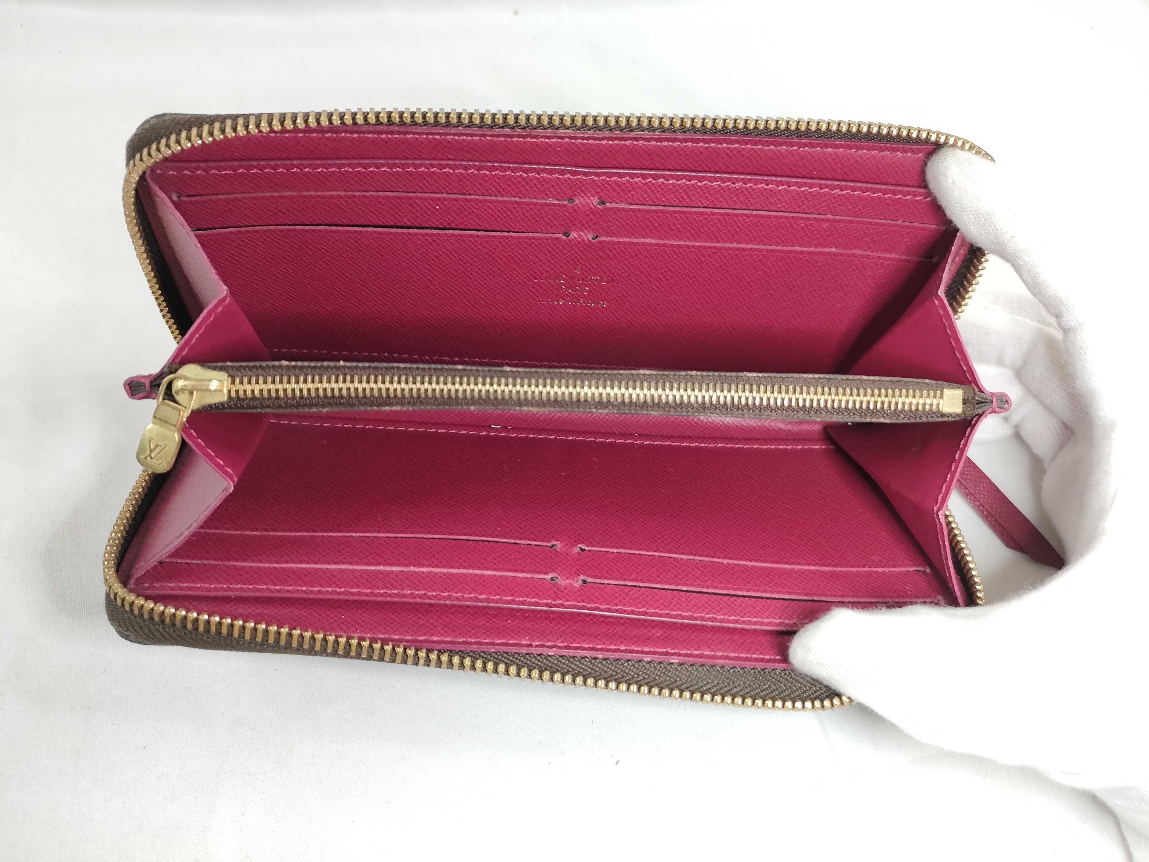 Monogram Portefeuille Clemence Fuchsia Wallet — view 8