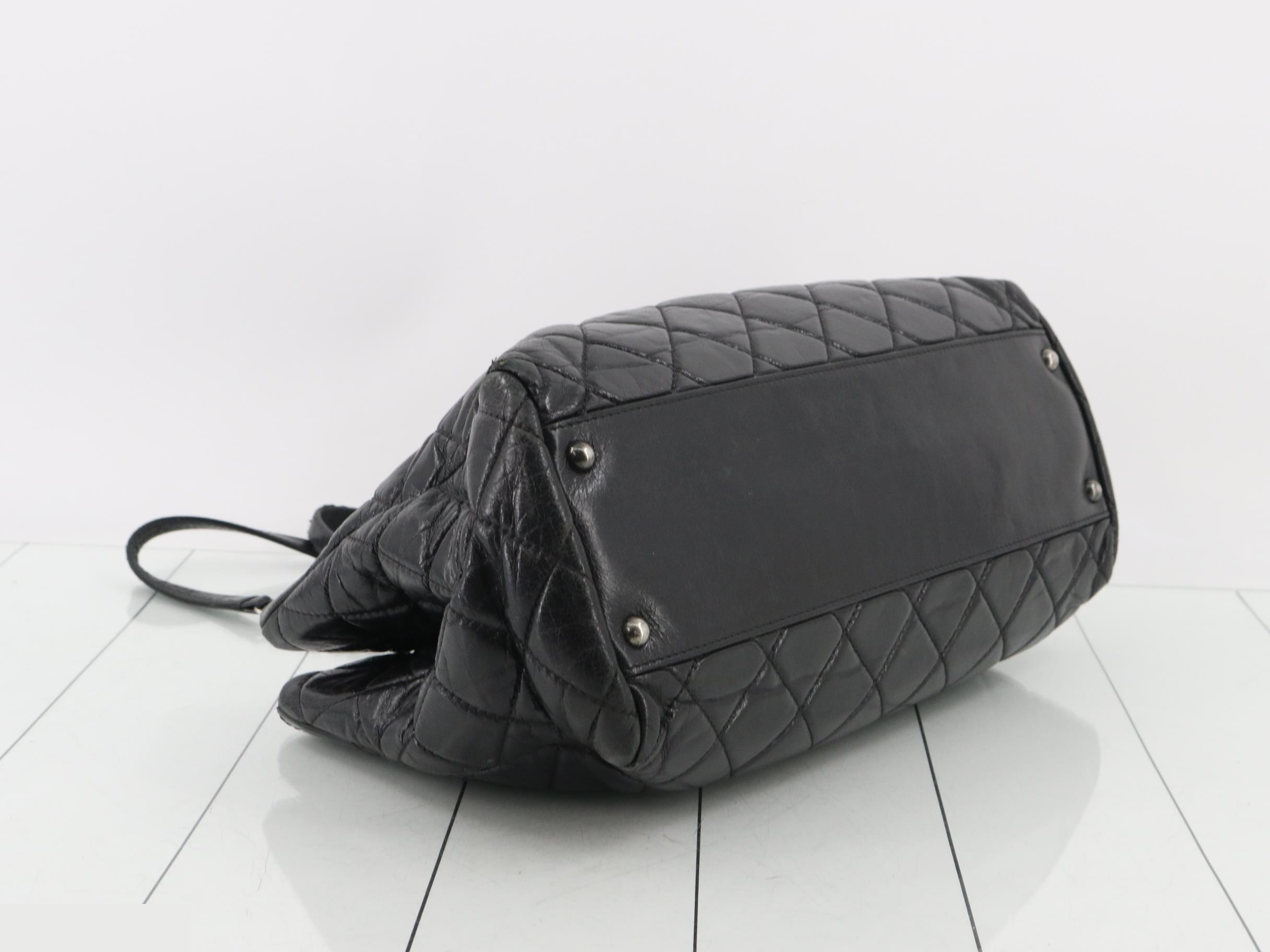 Chain shoulder bag, black, S-shaped hardware — view 5