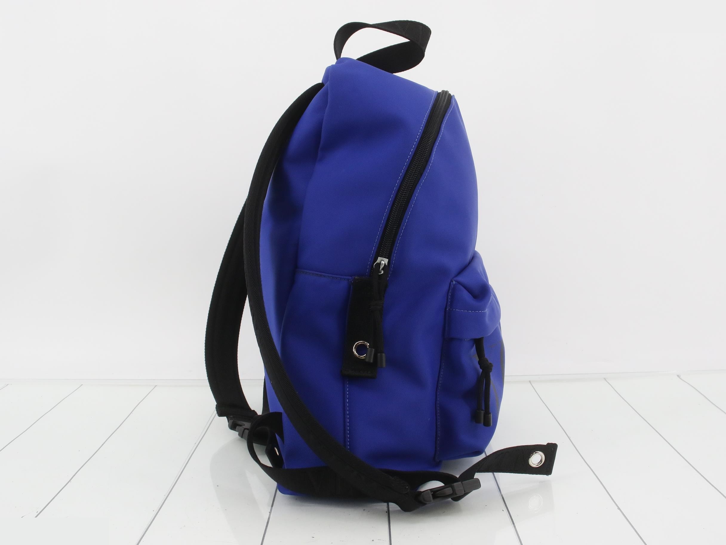 Backpack VLTN logo nylon blue — view 4
