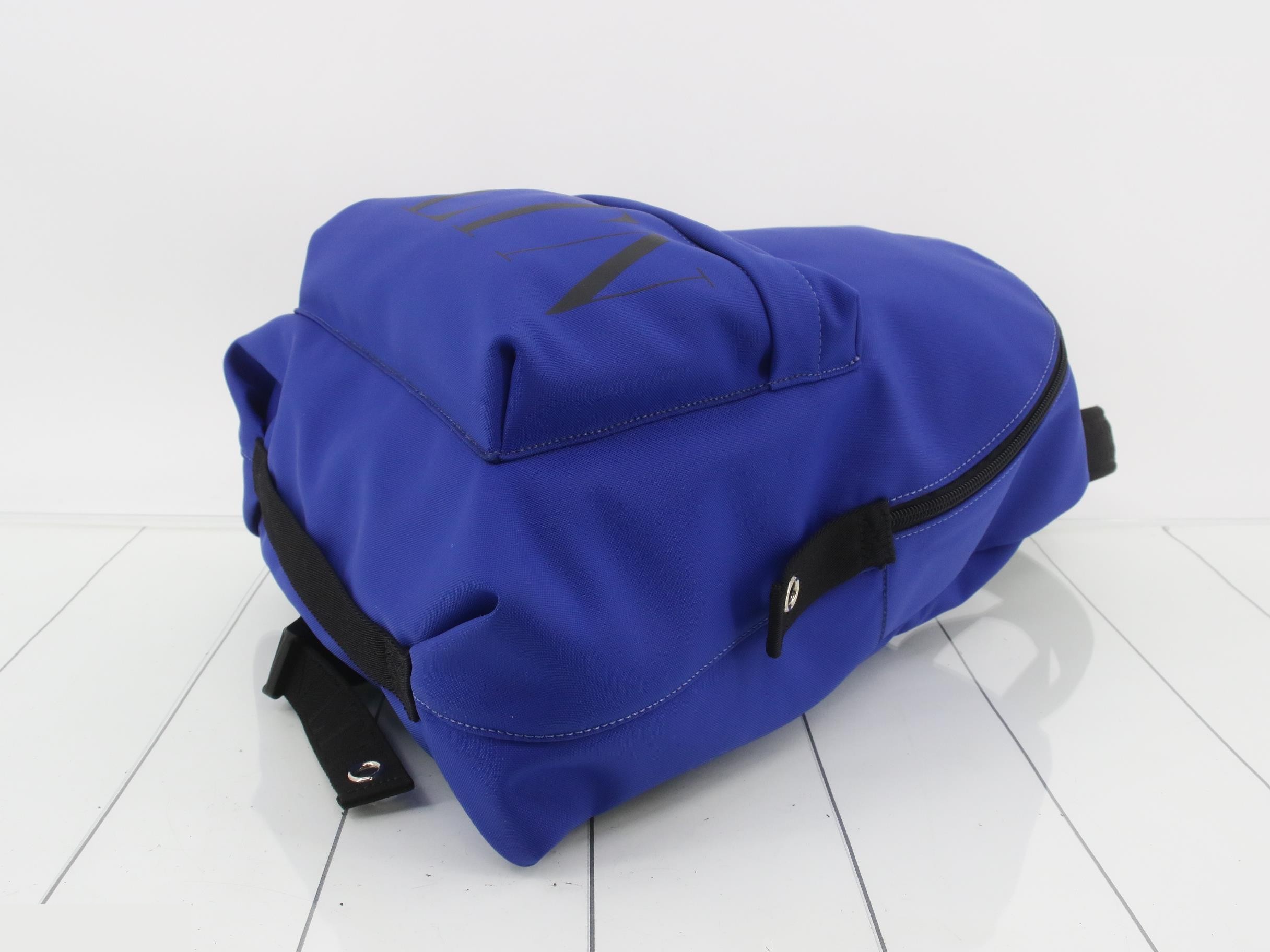 Backpack VLTN logo nylon blue — view 6