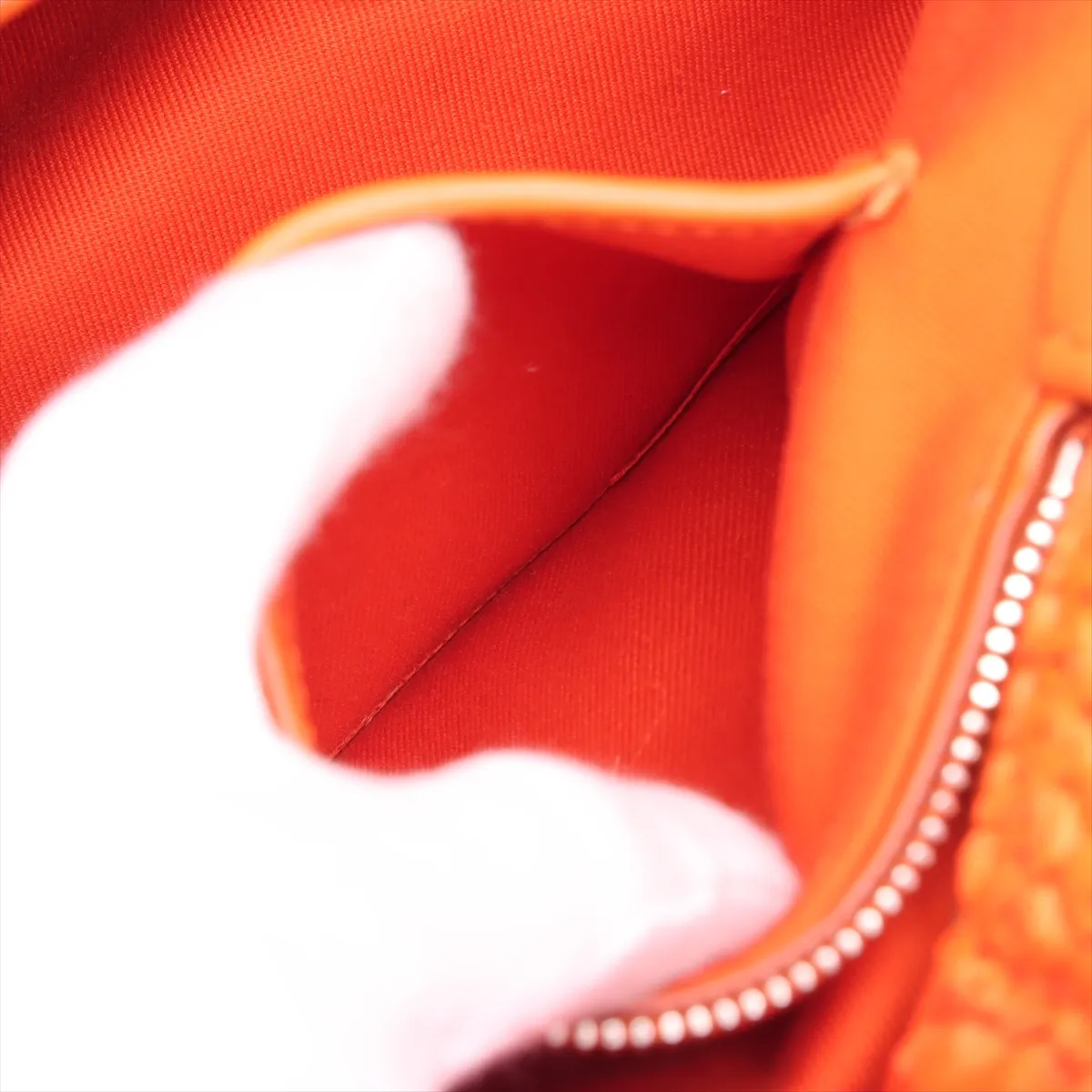 Raffia 2WAY Handbag Orange BN2888 — view 13