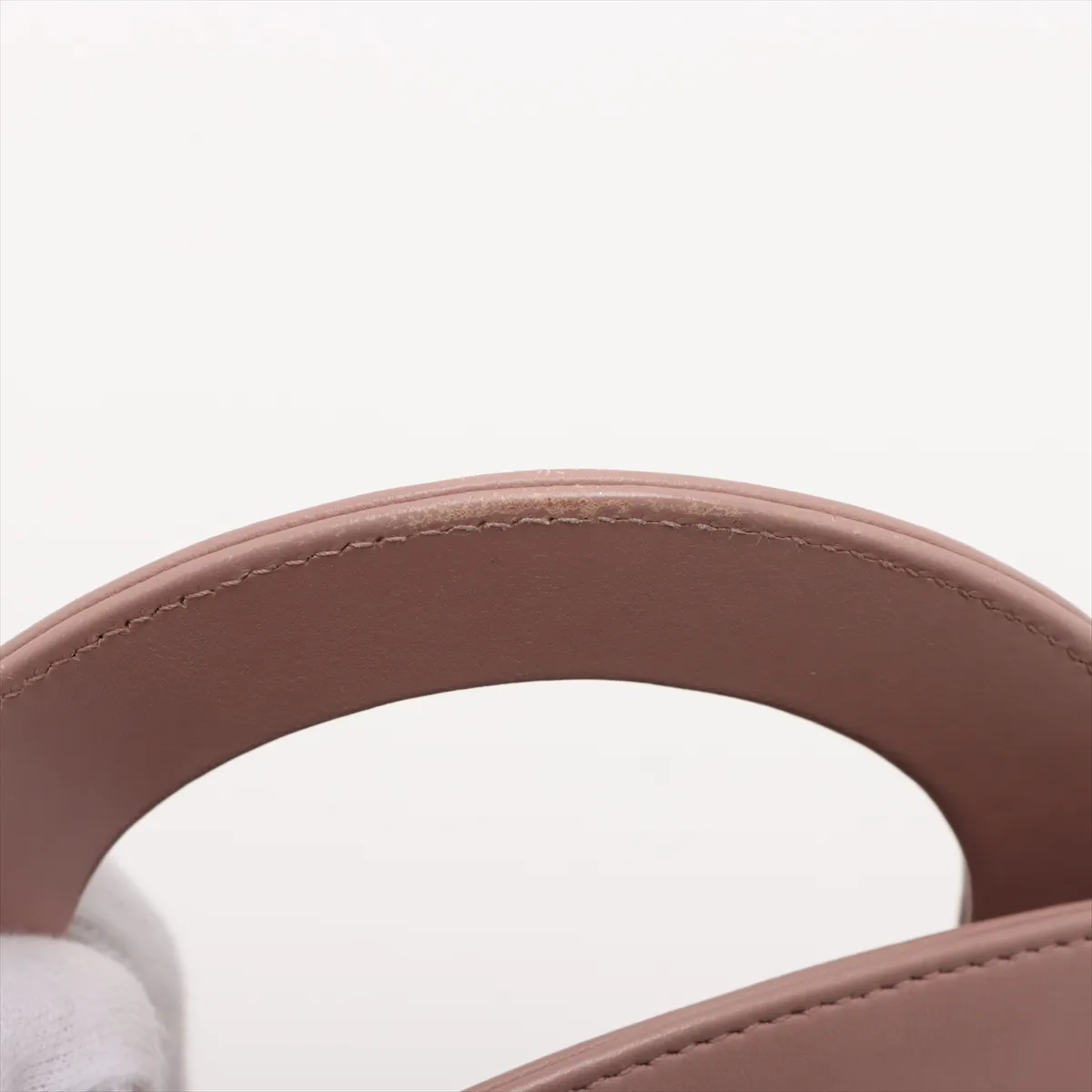 Cannage Lady Dior Leather Handbag Pink — view 12
