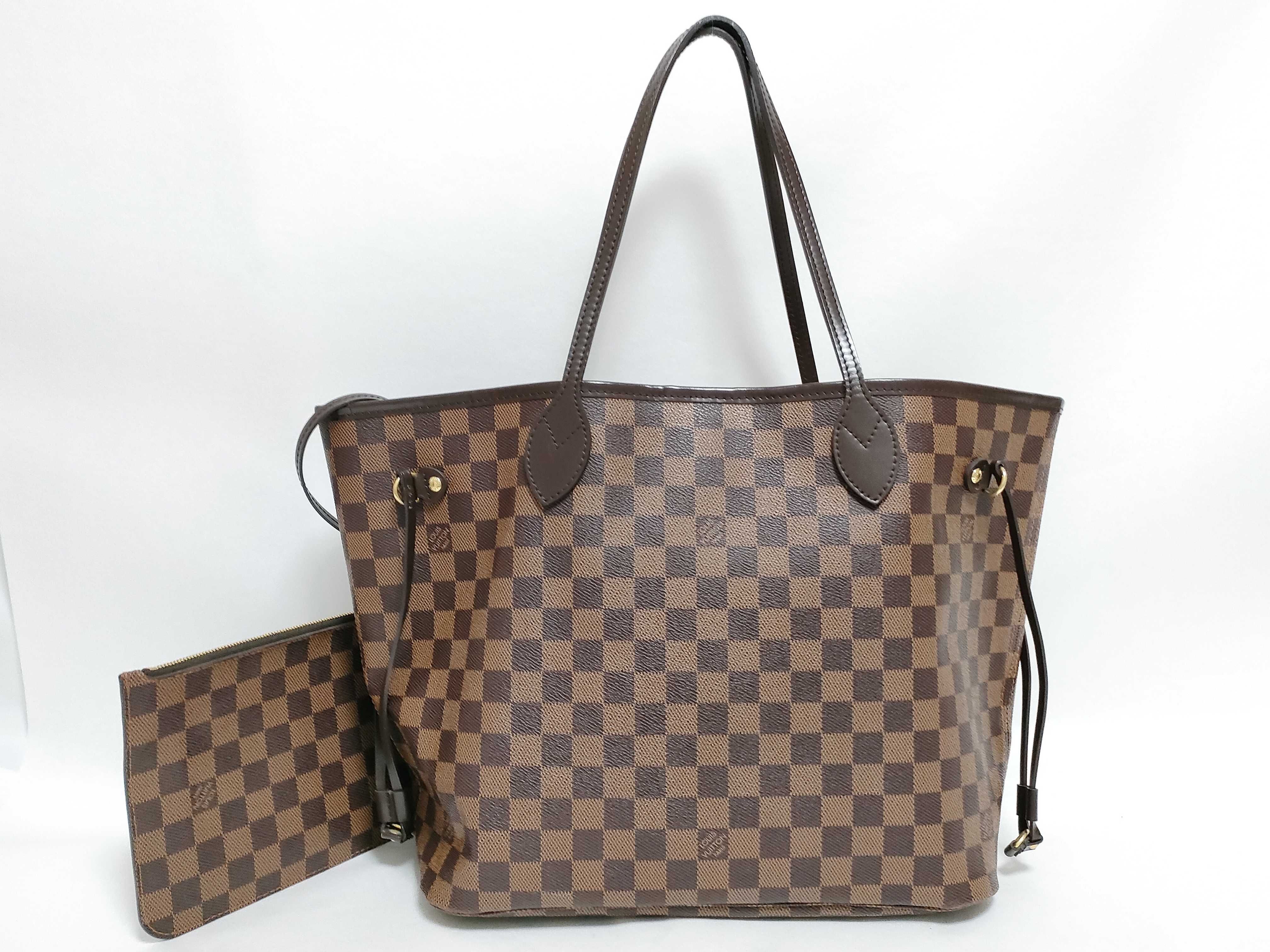 Damier Vuitton Neverfull MM N40599 Tote Bag