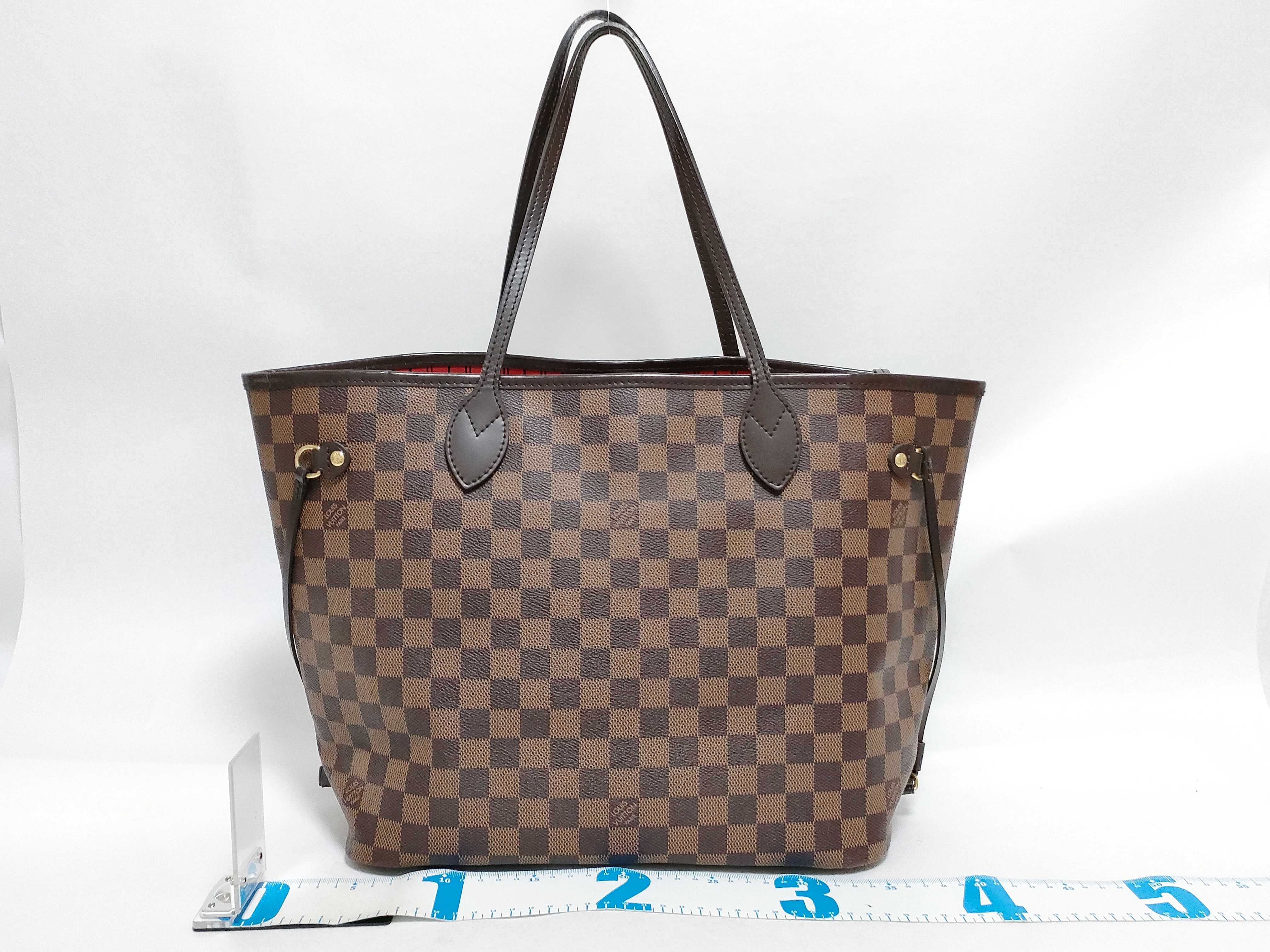 Damier Vuitton Neverfull MM N40599 Tote Bag — view 2