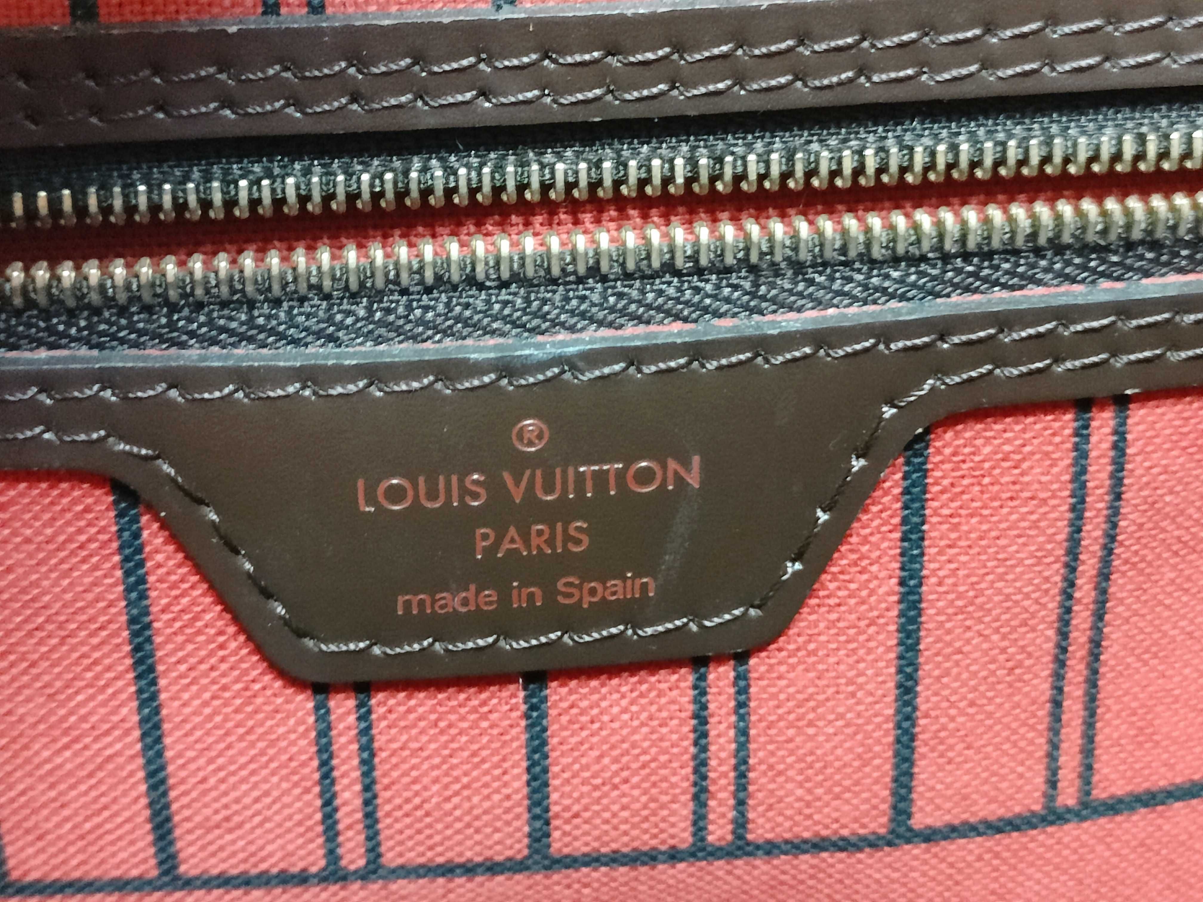 Damier Vuitton Neverfull MM N40599 Tote Bag — view 13