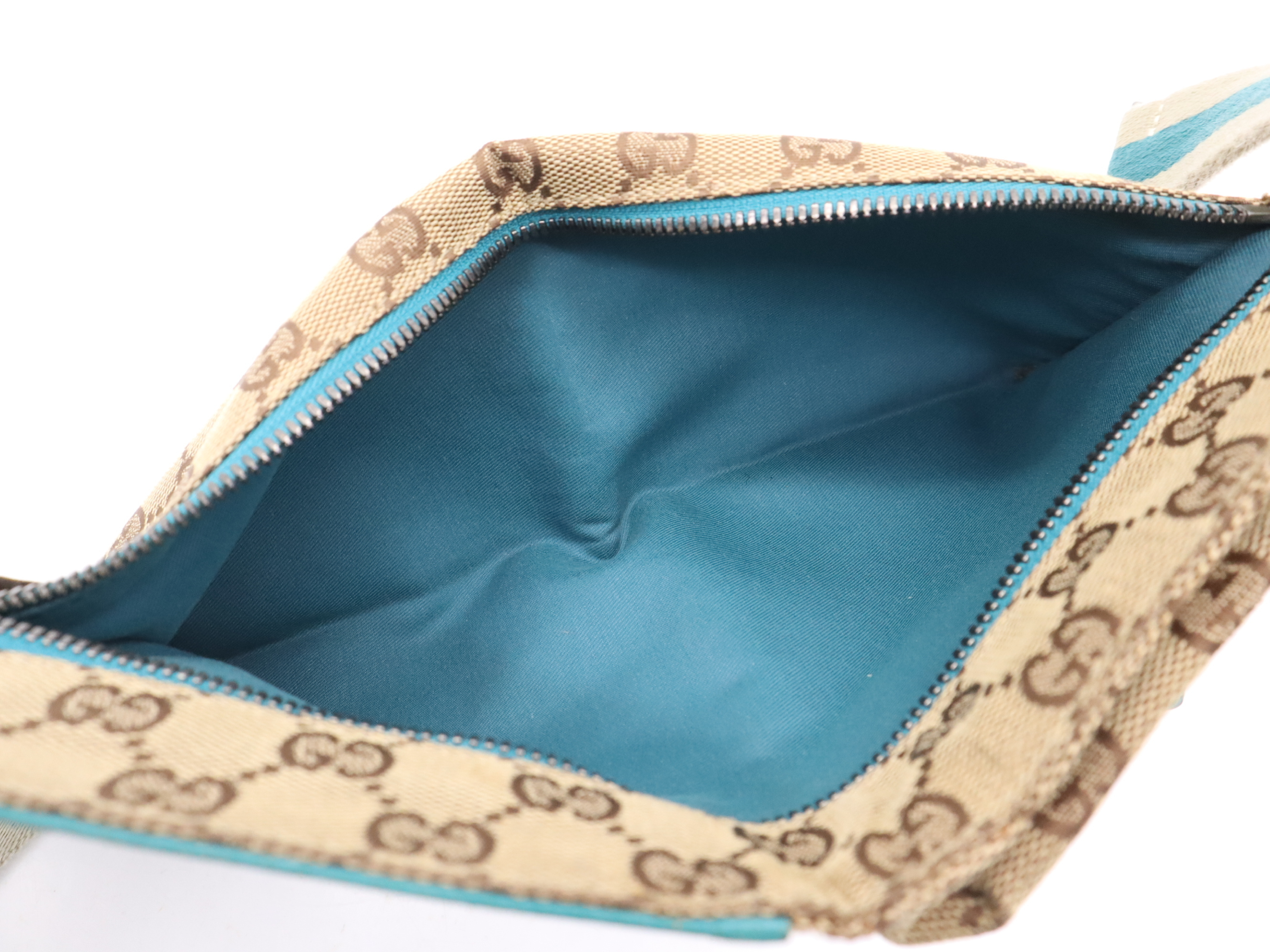 28566GG Canvas Body Bag, Beige — view 10