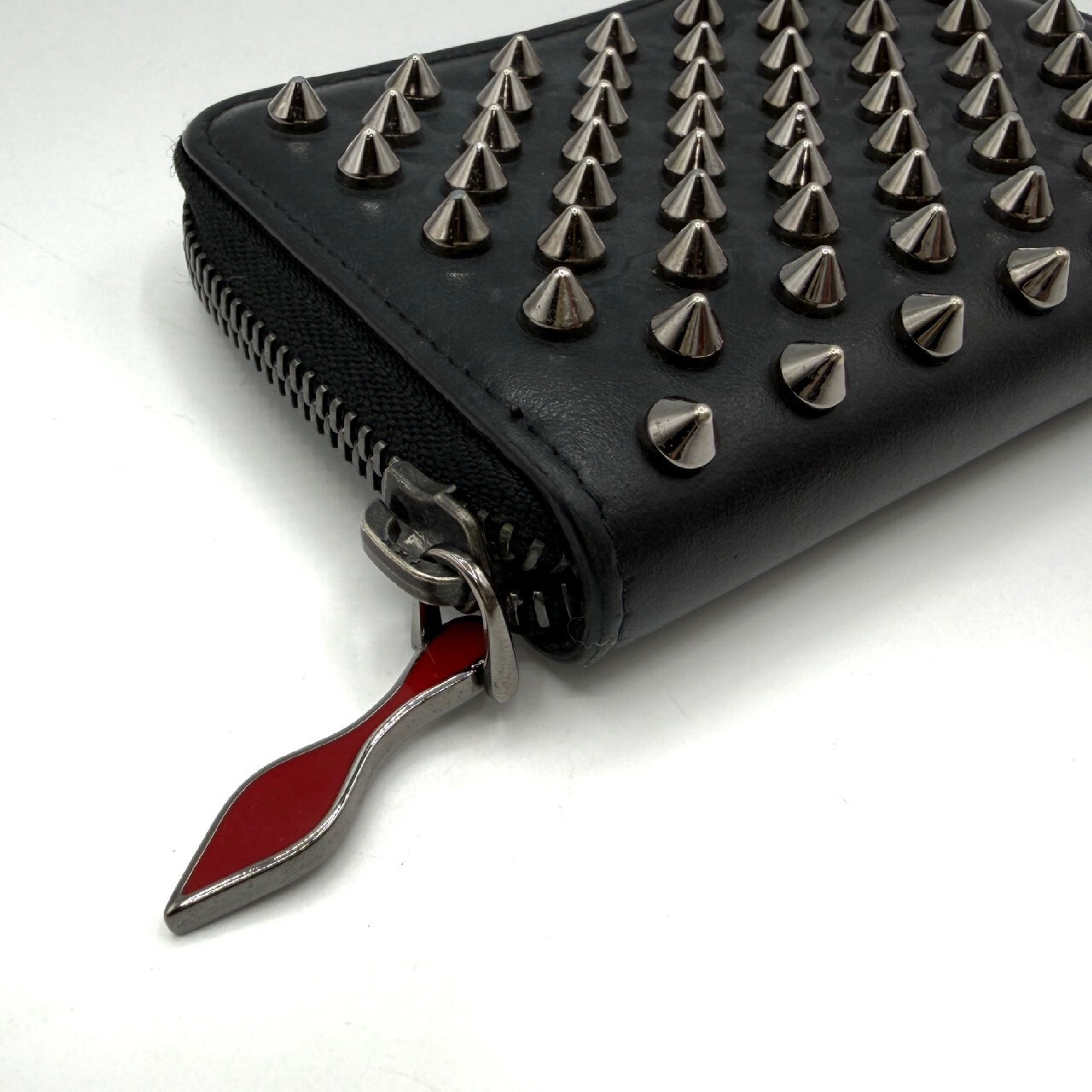 Panettone Leather Studded Coin Case — view 3