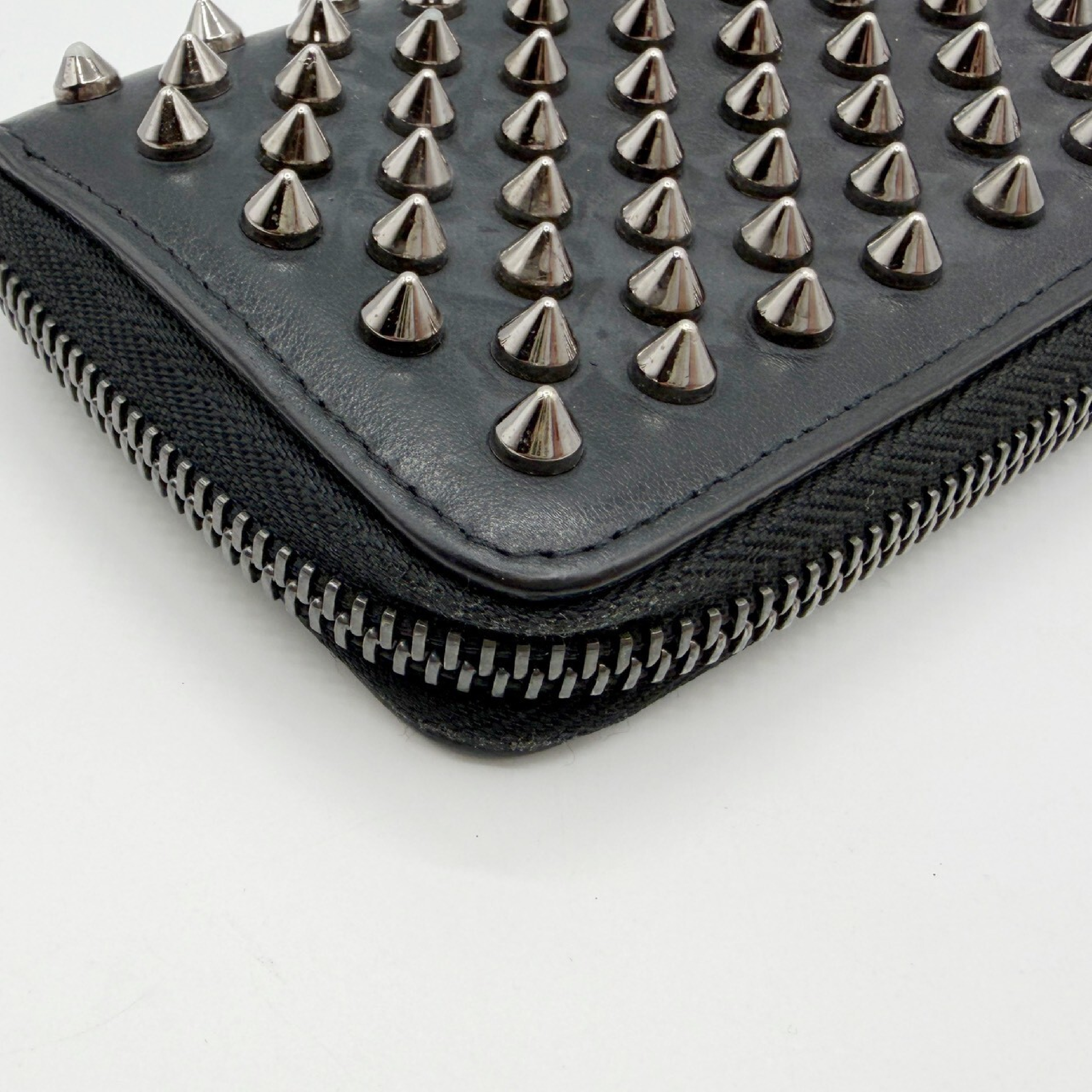 Panettone Leather Studded Coin Case — view 6