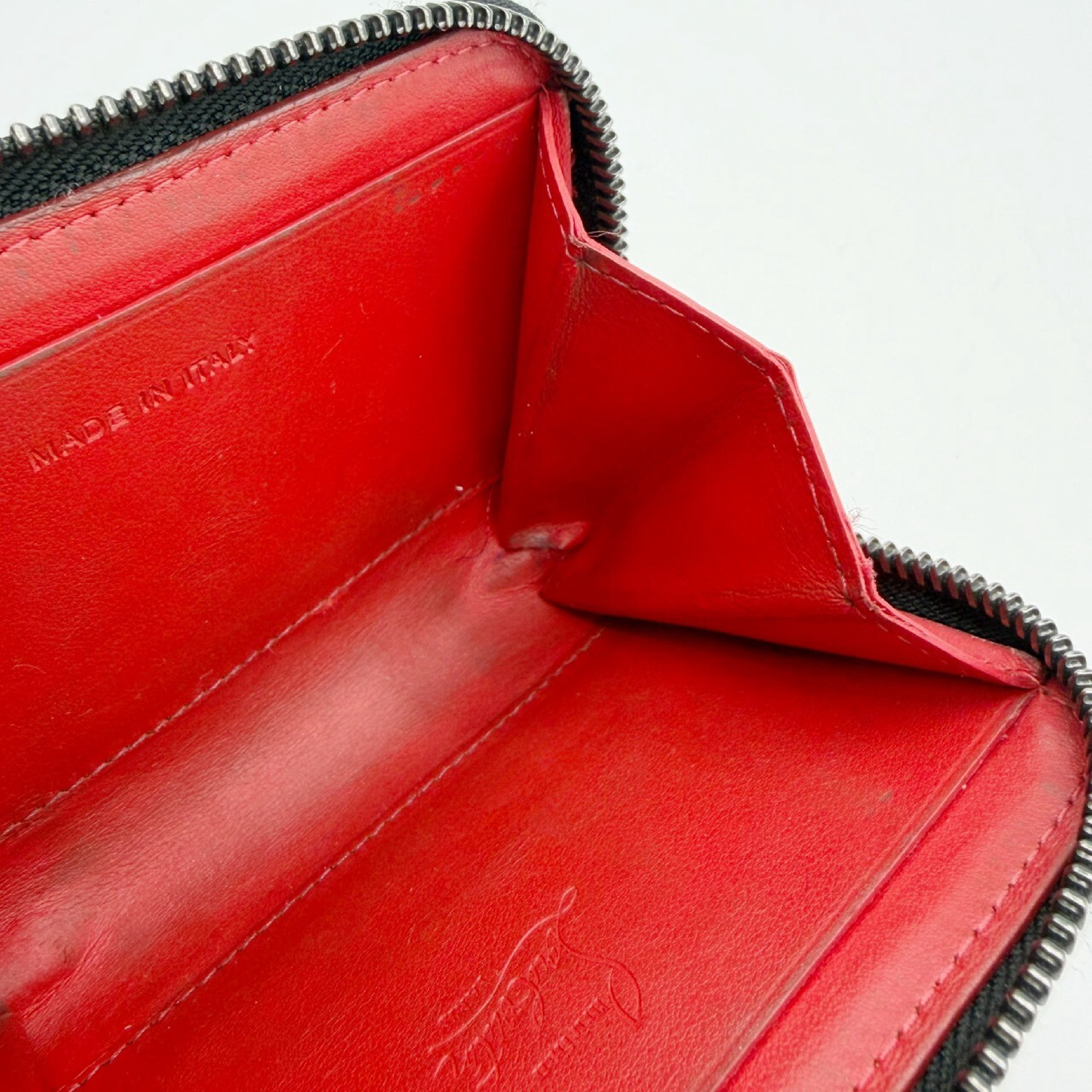 Panettone Leather Studded Coin Case — view 8