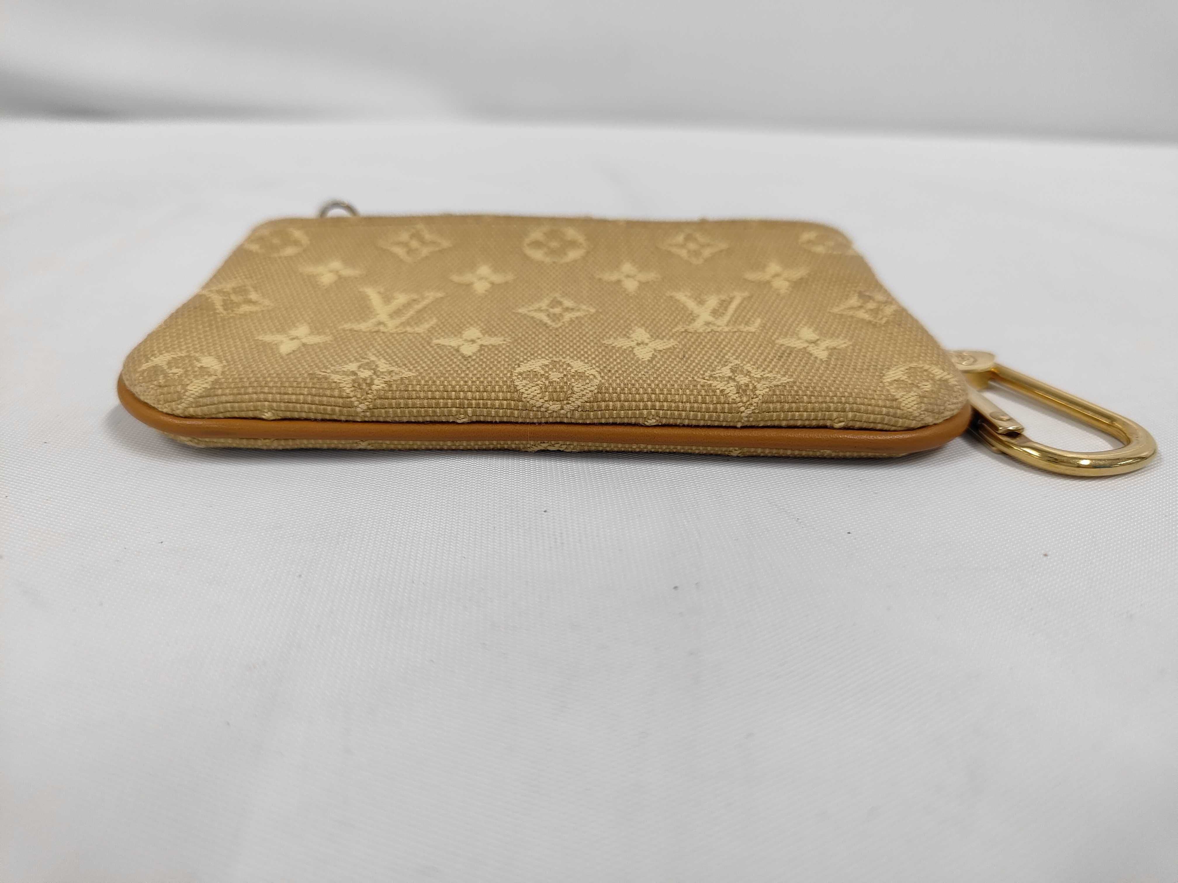M92438 Monogram Mini Pochette Clé Beige Coin Case — view 3