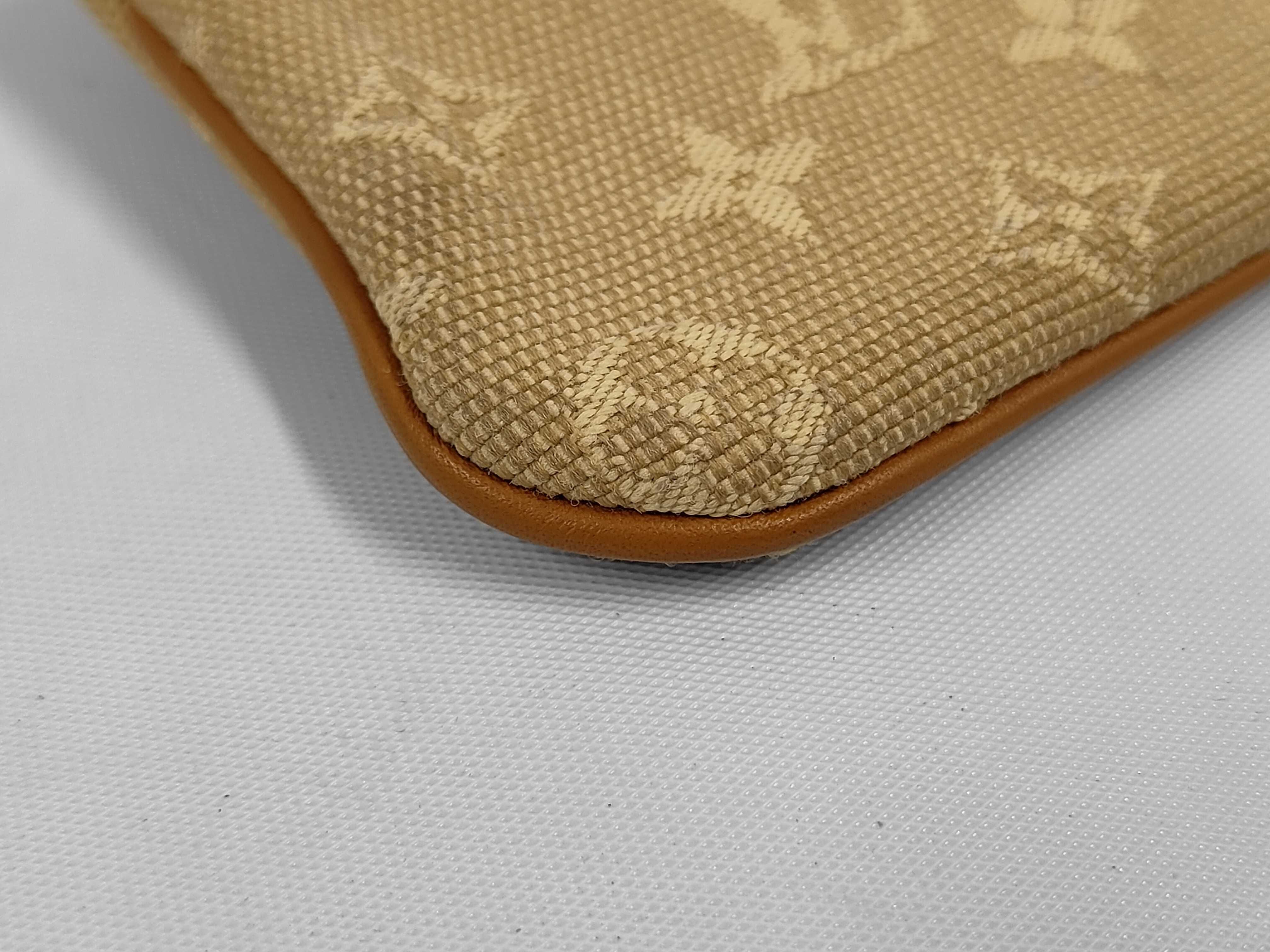 M92438 Monogram Mini Pochette Clé Beige Coin Case — view 4