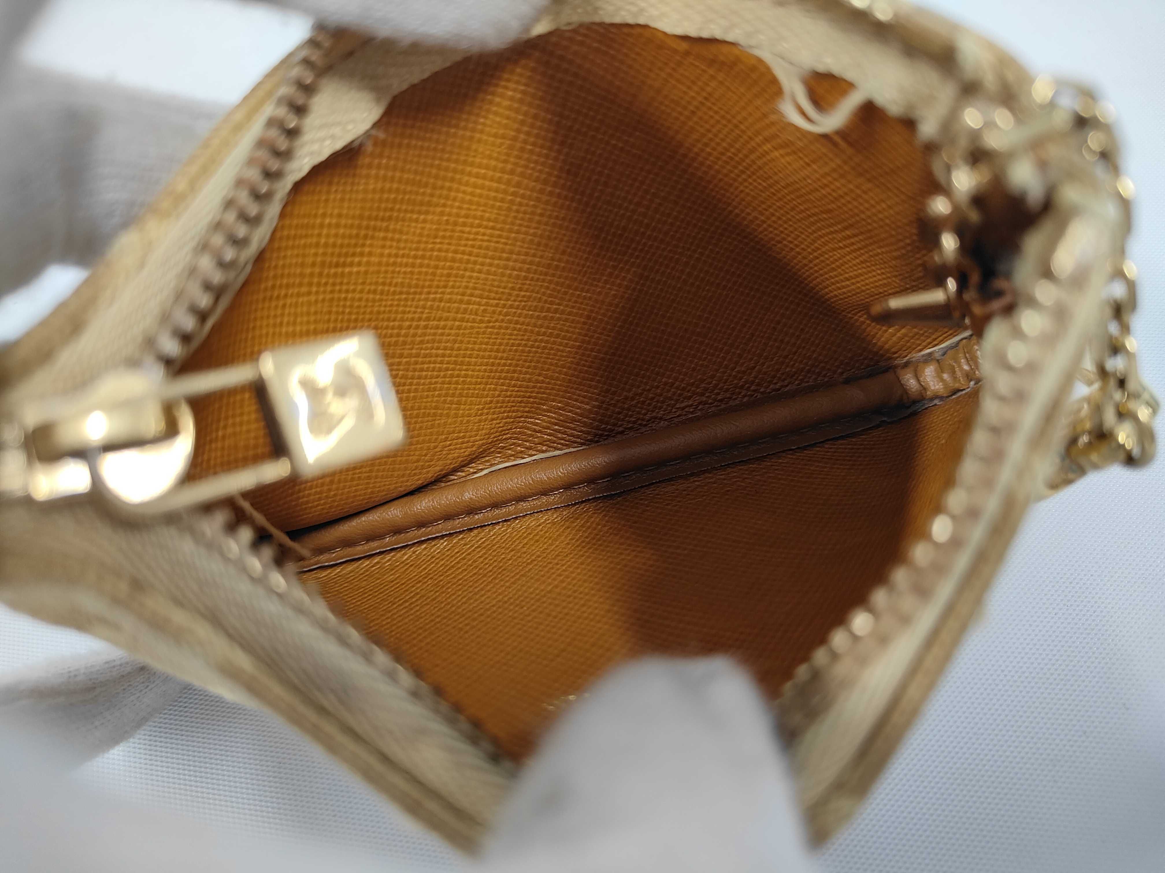 M92438 Monogram Mini Pochette Clé Beige Coin Case — view 5