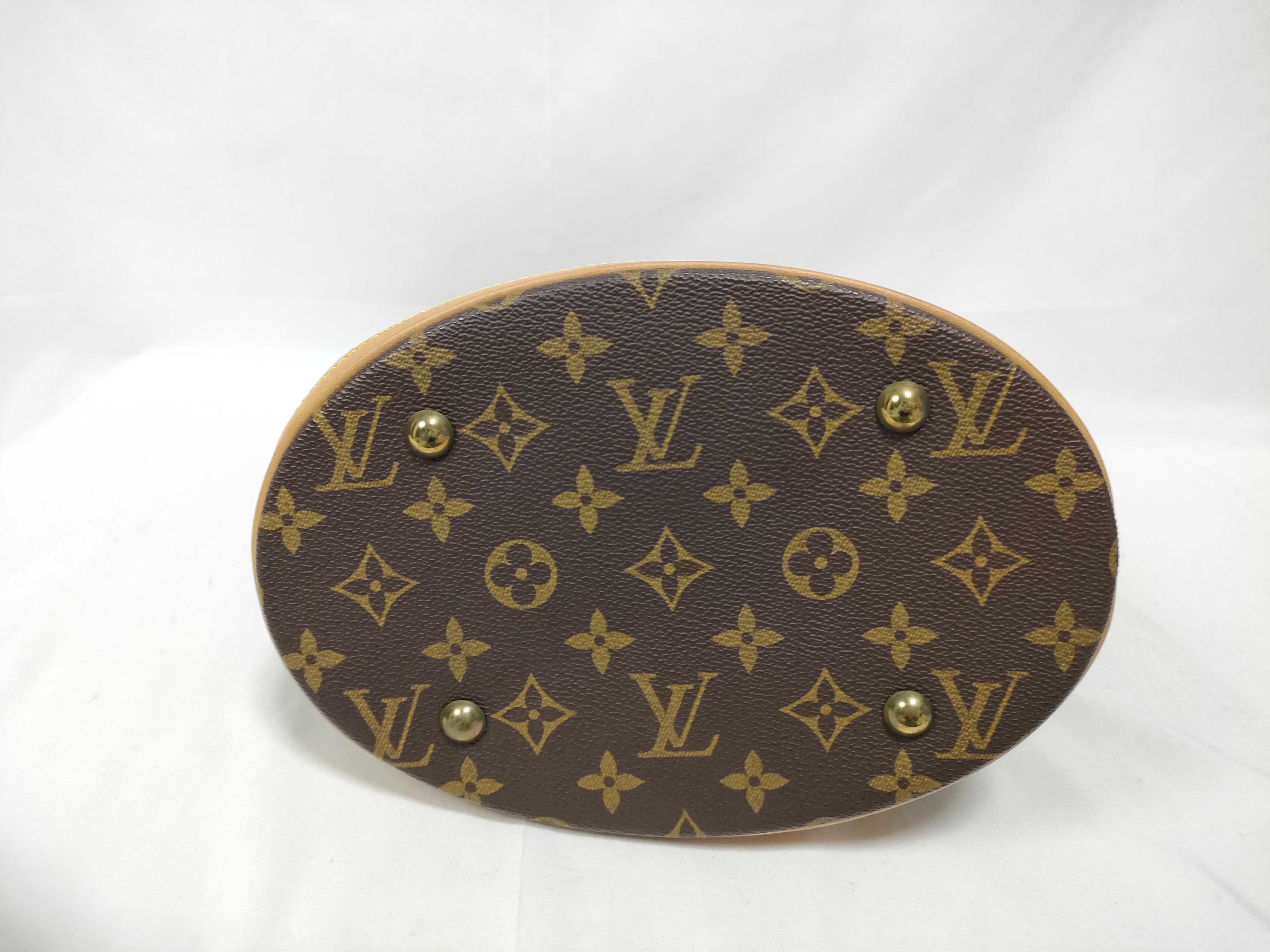 Monogram Louis Vuitton M42238 Bucket PM FL0021 Tote Bag Shoulder Bag Monogram Tote Bag with Pouch — view 3
