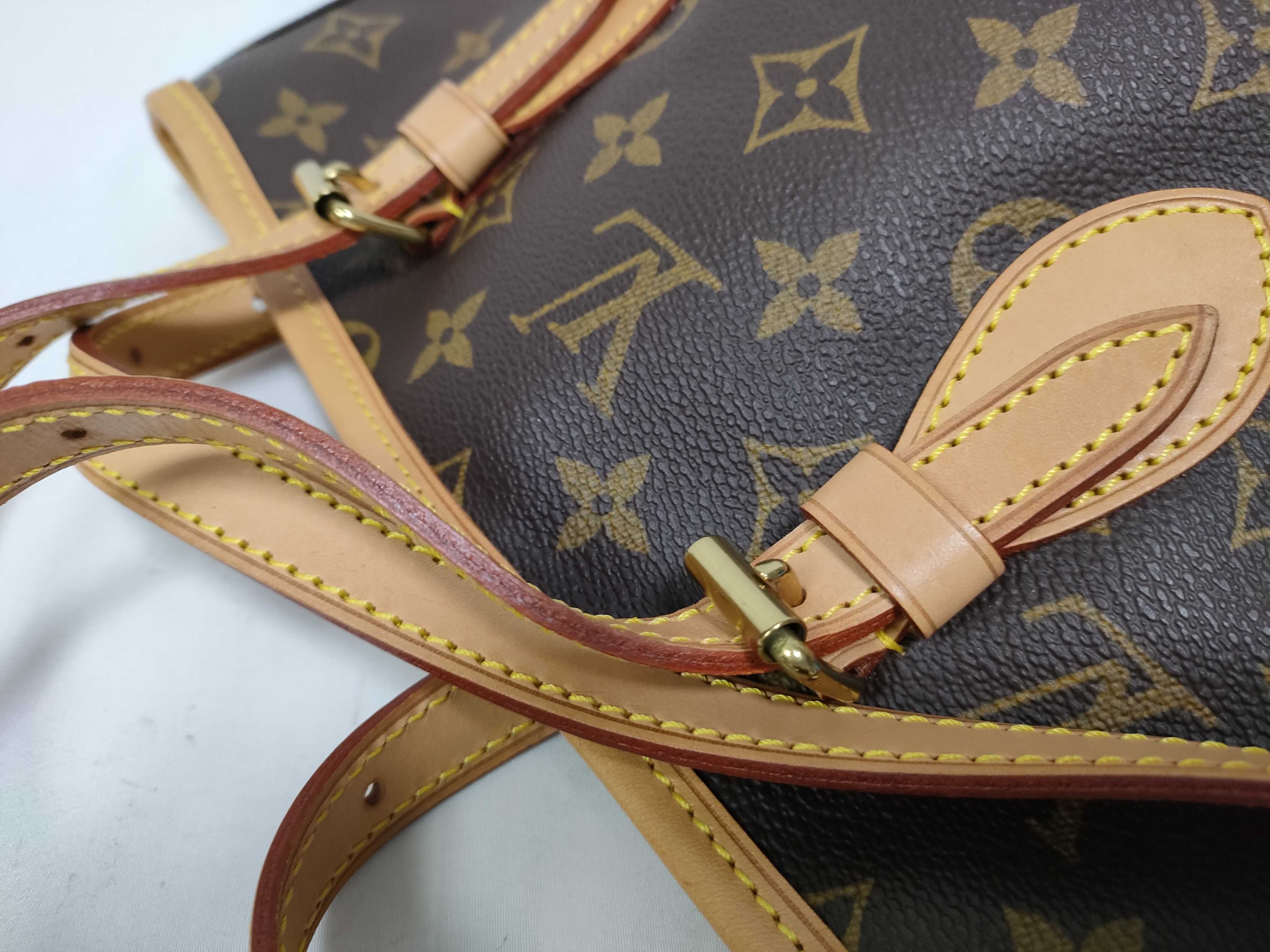 Monogram Louis Vuitton M42238 Bucket PM FL0021 Tote Bag Shoulder Bag Monogram Tote Bag with Pouch — view 6