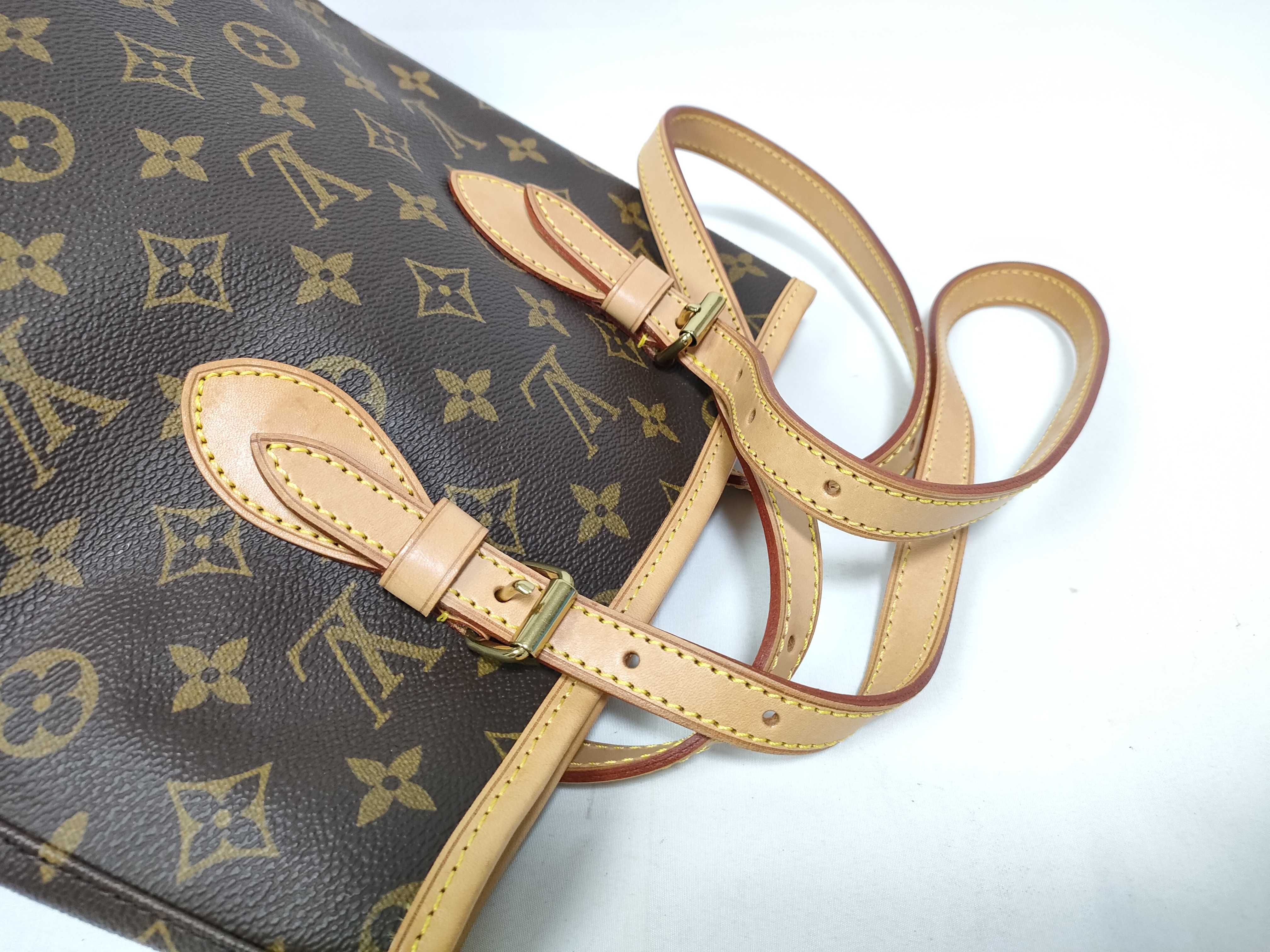 Monogram Louis Vuitton M42238 Bucket PM FL0021 Tote Bag Shoulder Bag Monogram Tote Bag with Pouch — view 8