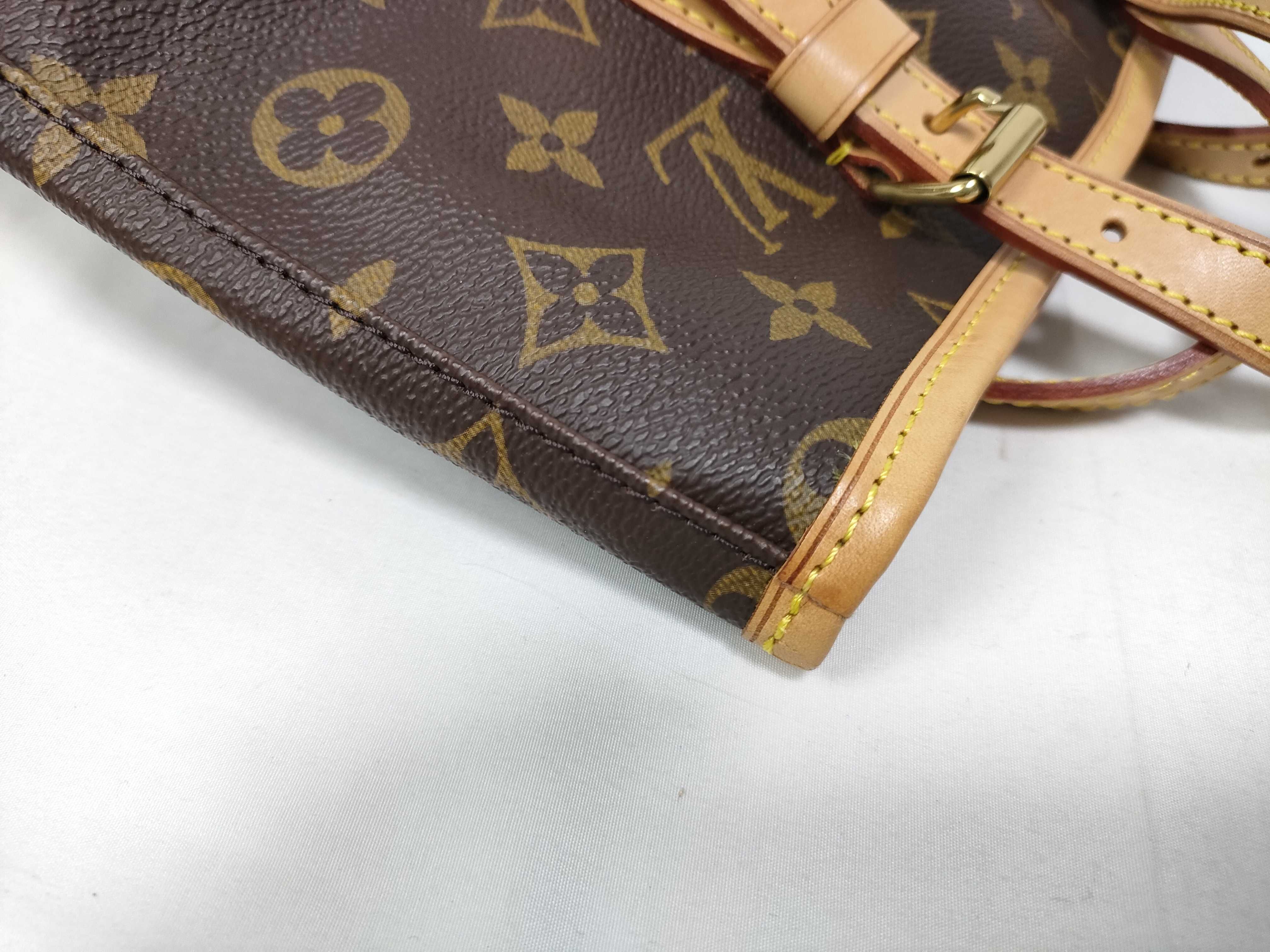 Monogram Louis Vuitton M42238 Bucket PM FL0021 Tote Bag Shoulder Bag Monogram Tote Bag with Pouch — view 9
