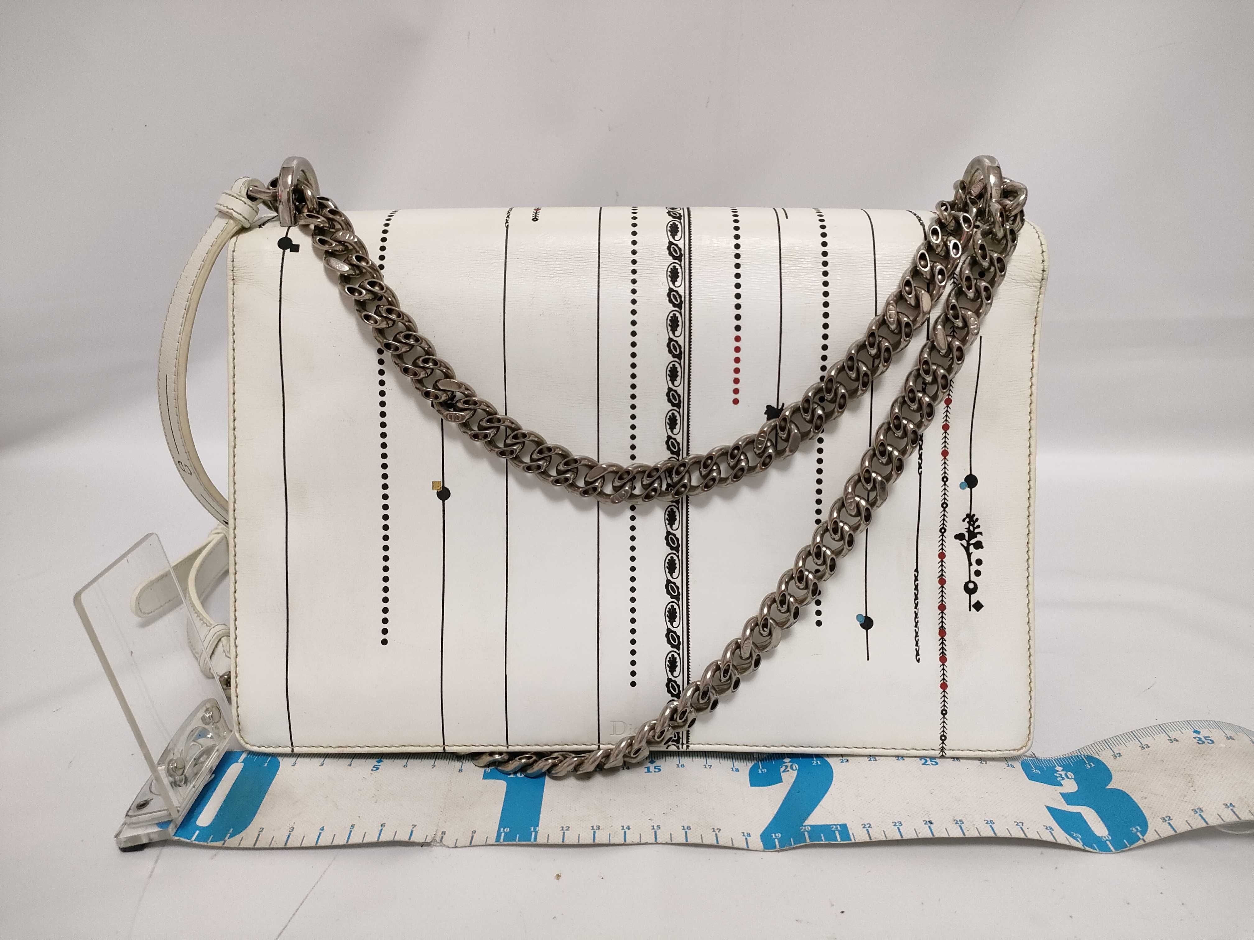Diorama White Leather 11-MA-0135 Shoulder Bag — view 2