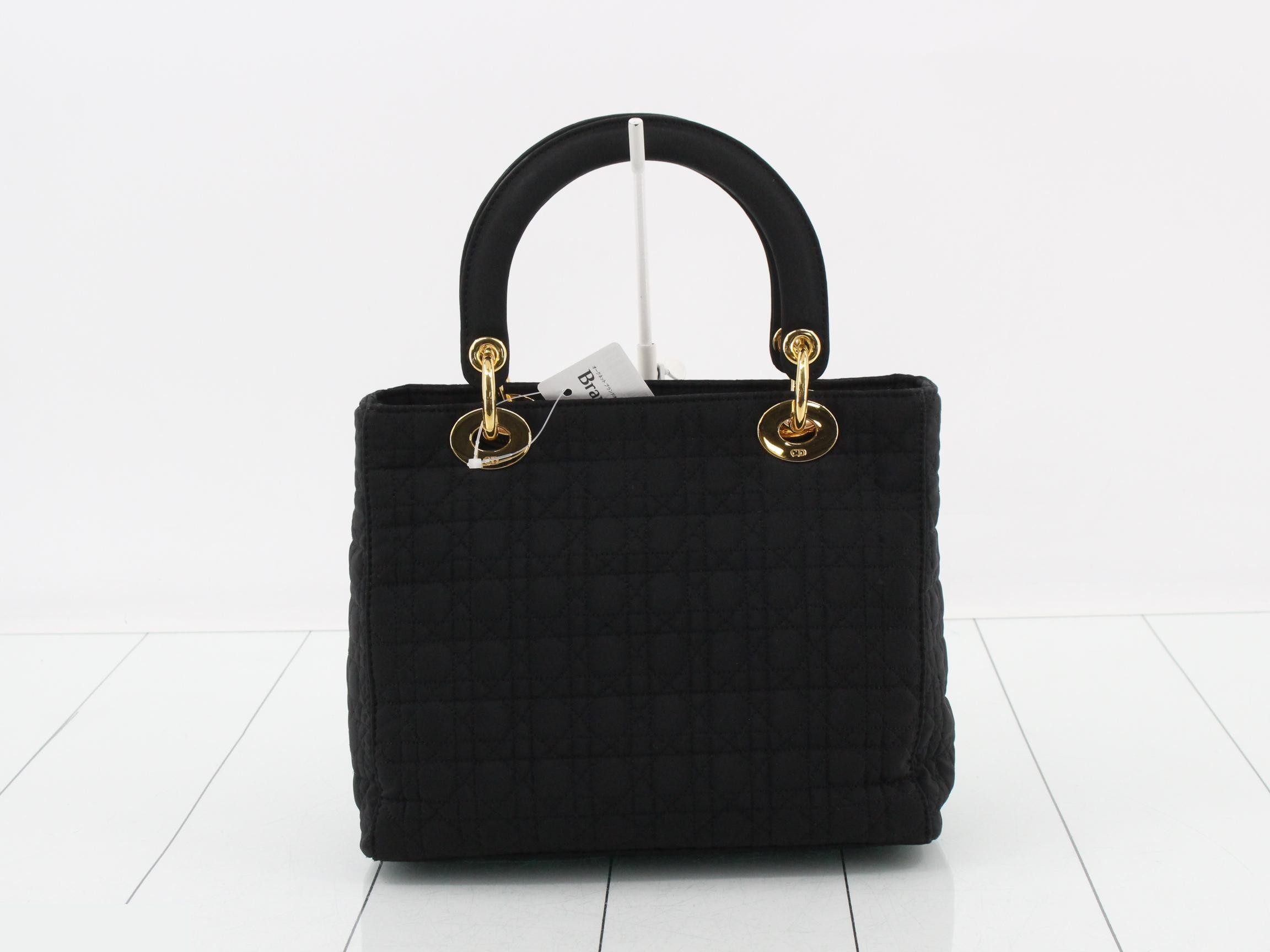 Lady Dior Cannage Nylon Handbag — view 2