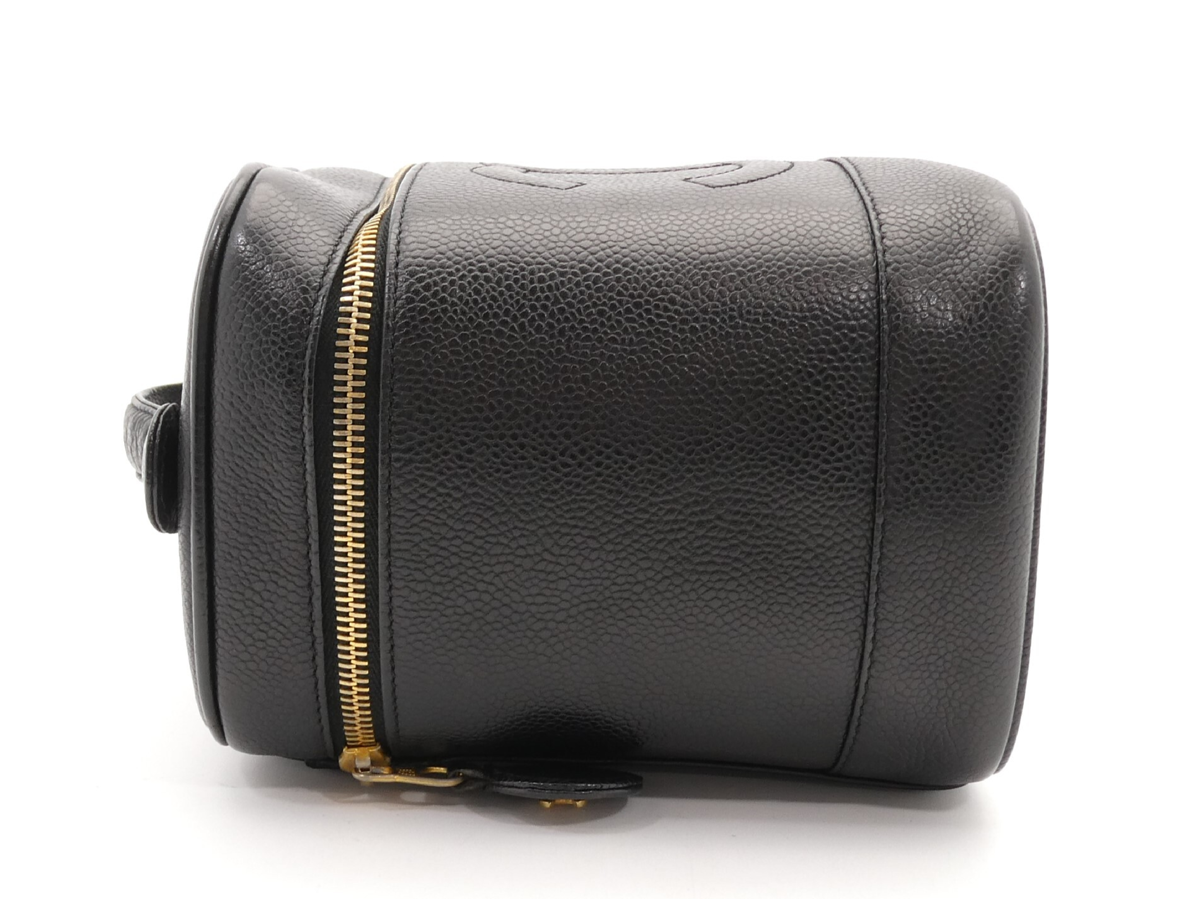 Coco Mark Caviar Skin Vanity Bag — view 3