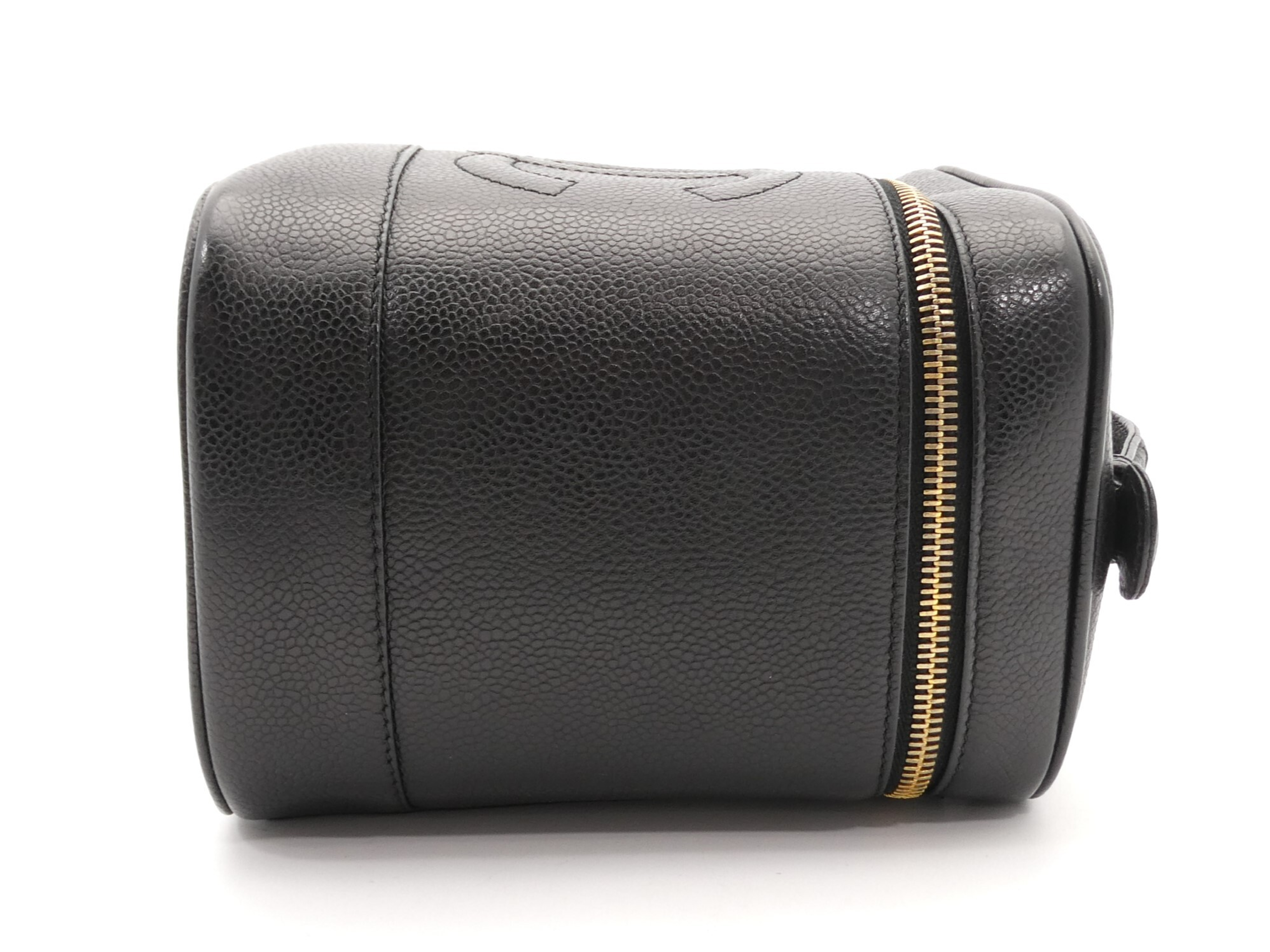 Coco Mark Caviar Skin Vanity Bag — view 4