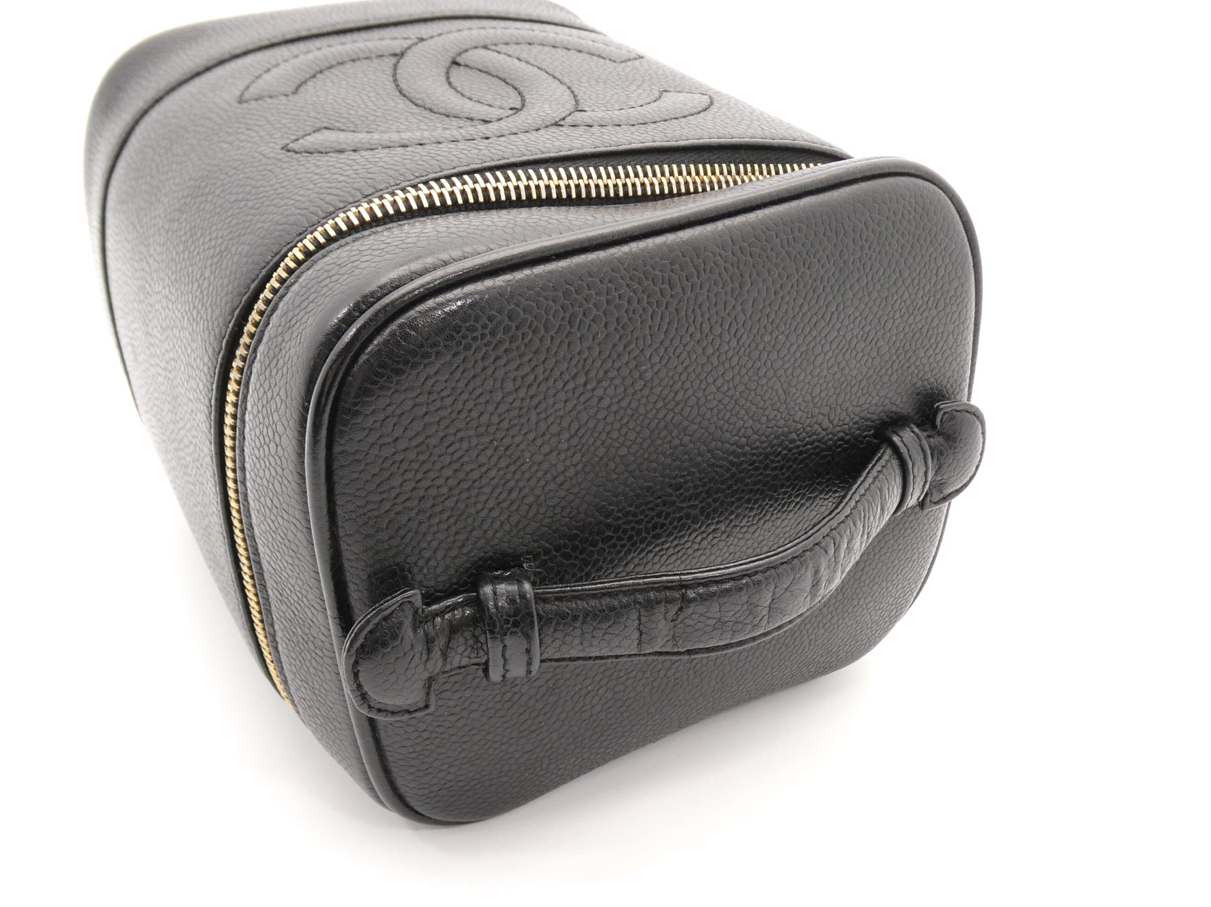 Coco Mark Caviar Skin Vanity Bag — view 6