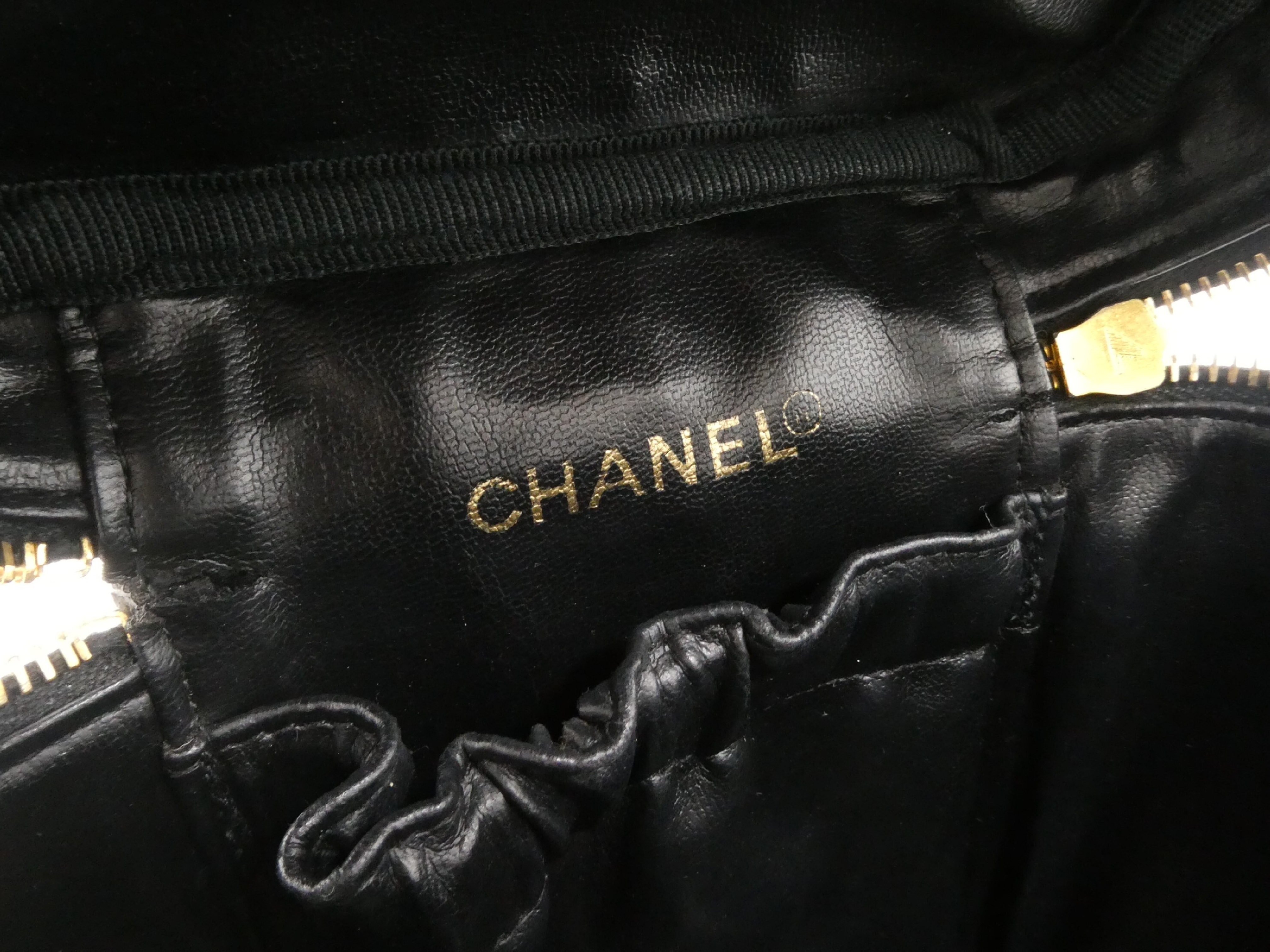 Coco Mark Caviar Skin Vanity Bag — view 8