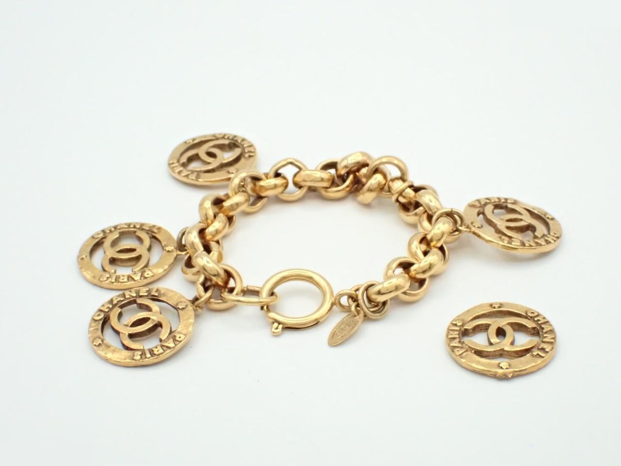 Coco Mark gold, one spot missing, wrist size approximately 17cm. — view 2