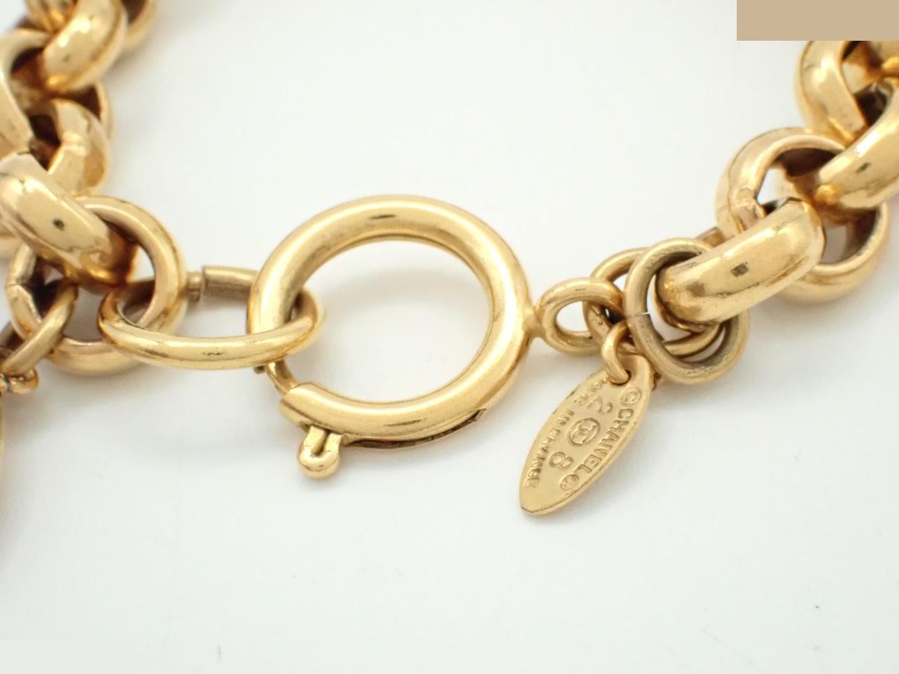 Coco Mark gold, one spot missing, wrist size approximately 17cm. — view 3