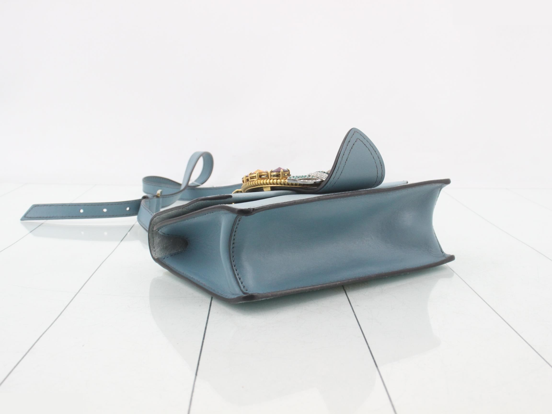 Madras Crystal Leather Shoulder Bag — view 5