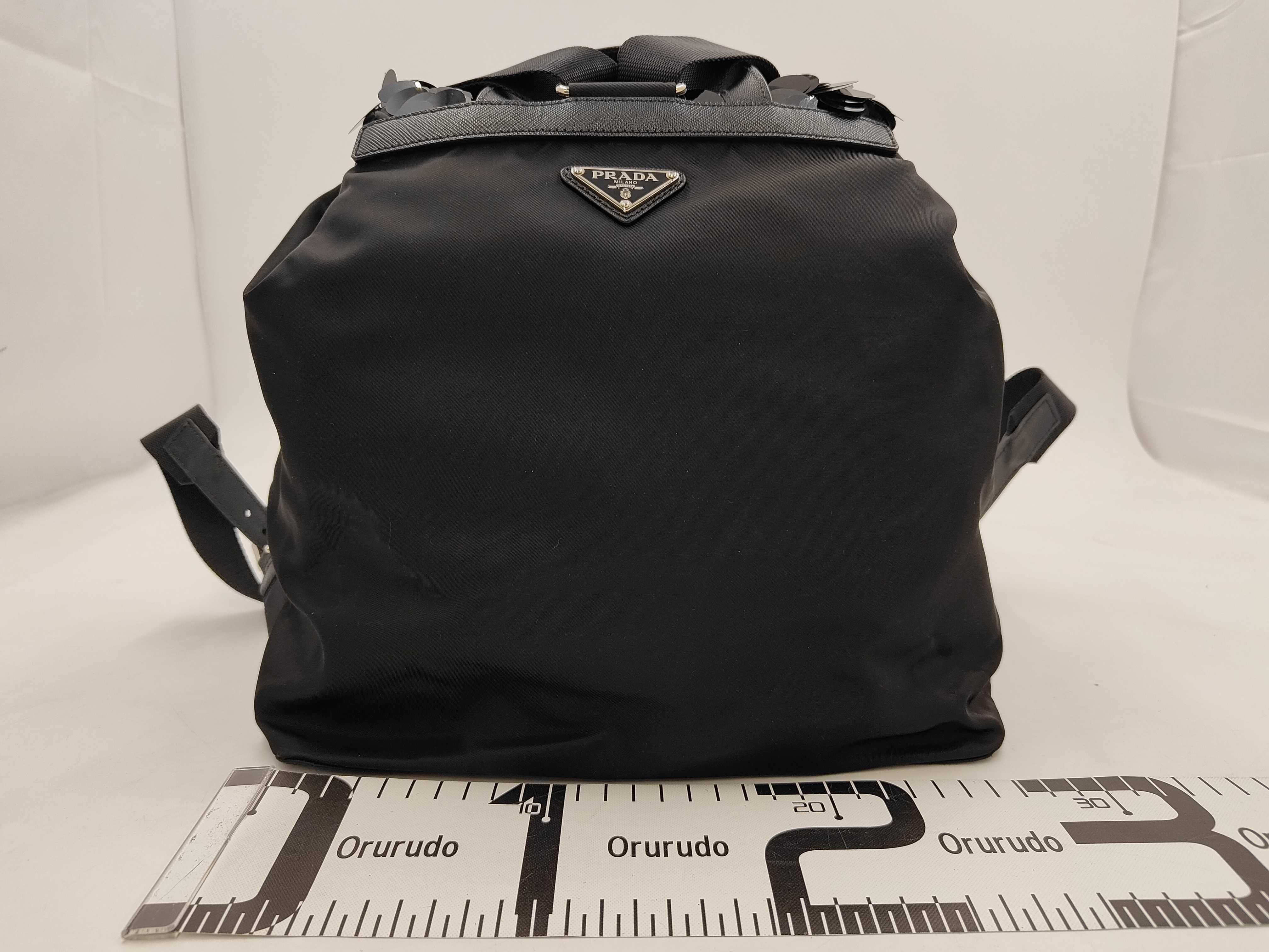 Backpack, Sequined, Black Backpack — view 2