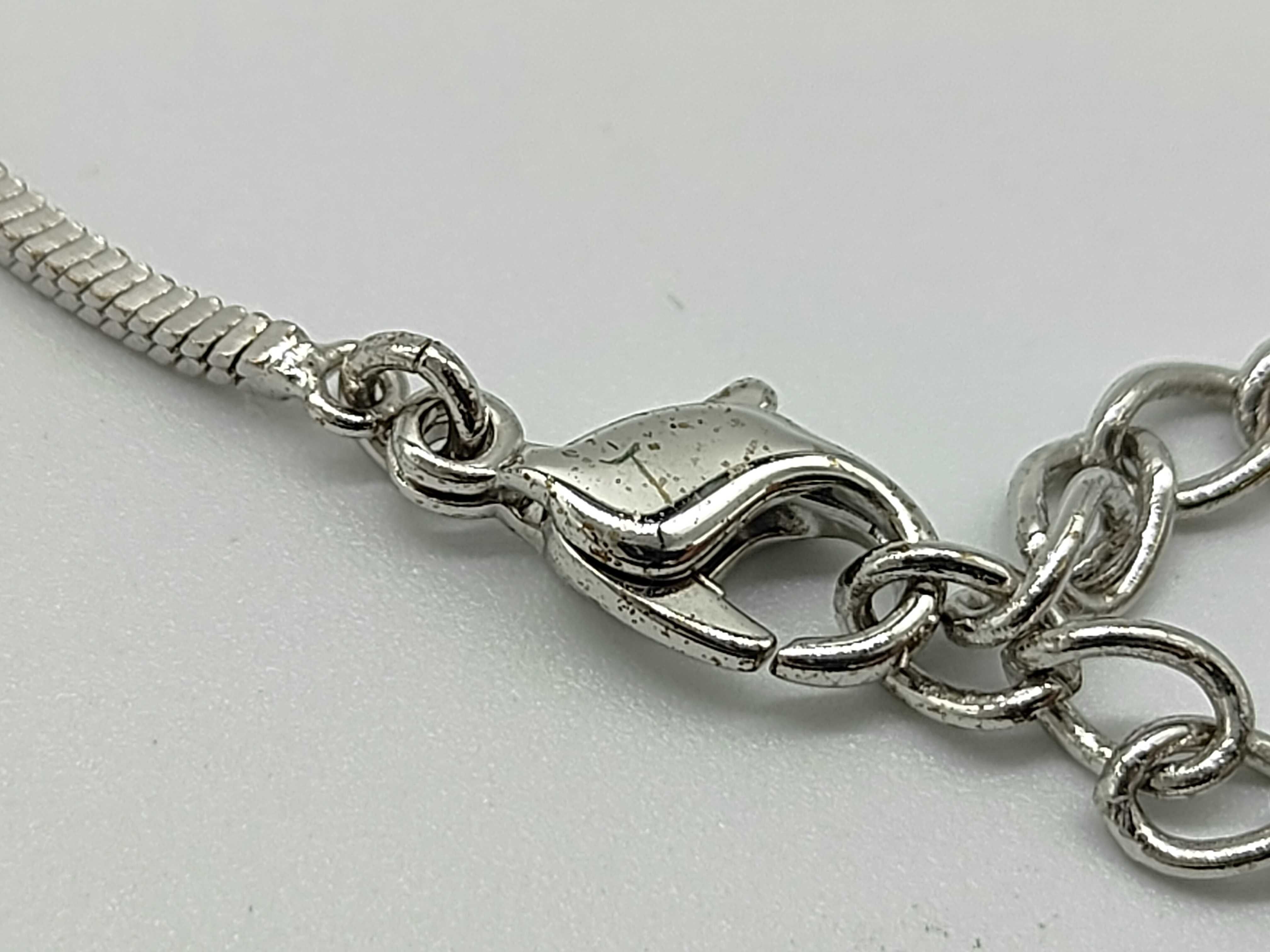 Trotter No. 2 Plate Pink Silver Necklace — view 4