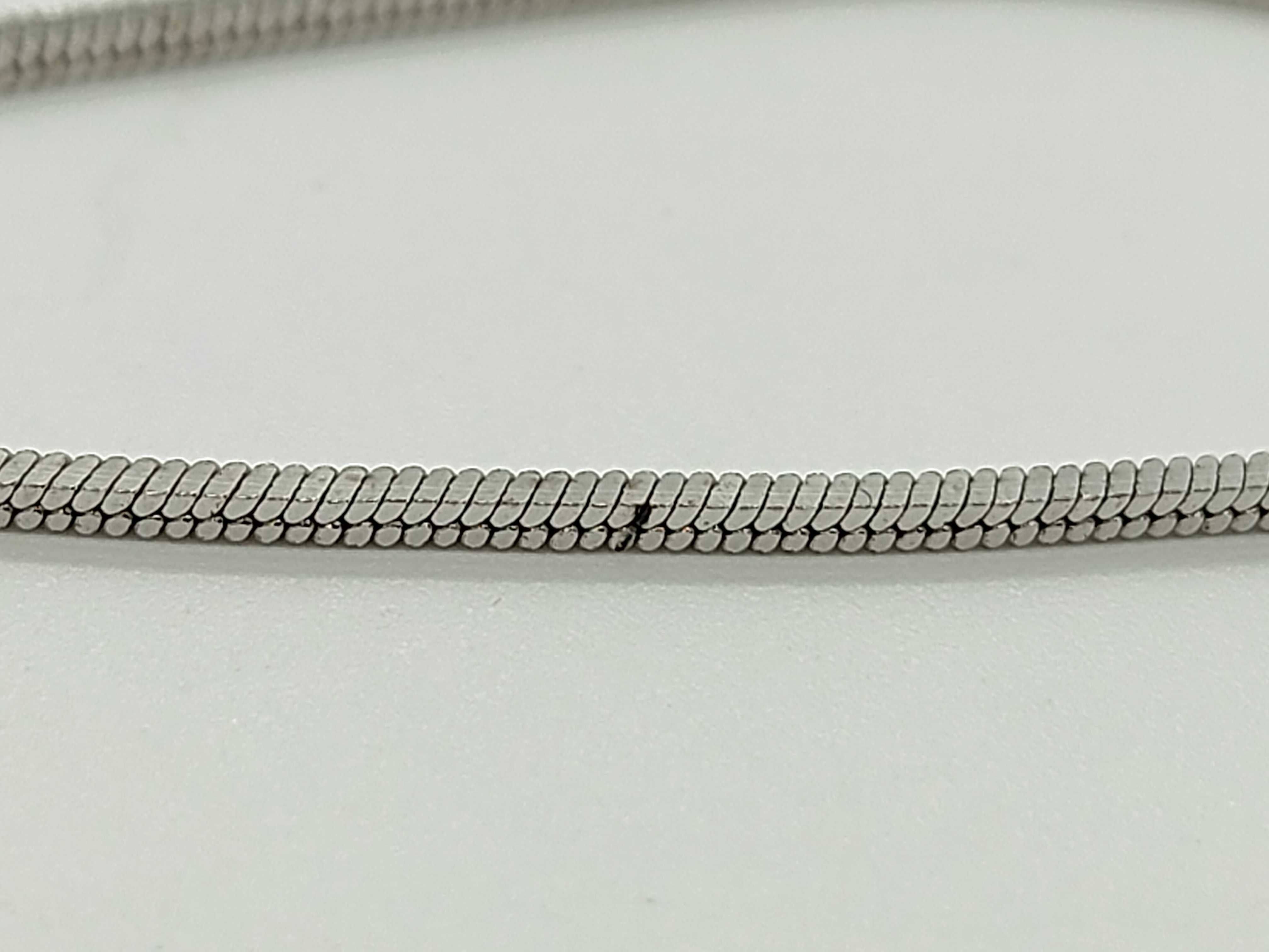 Trotter No. 2 Plate Pink Silver Necklace — view 7