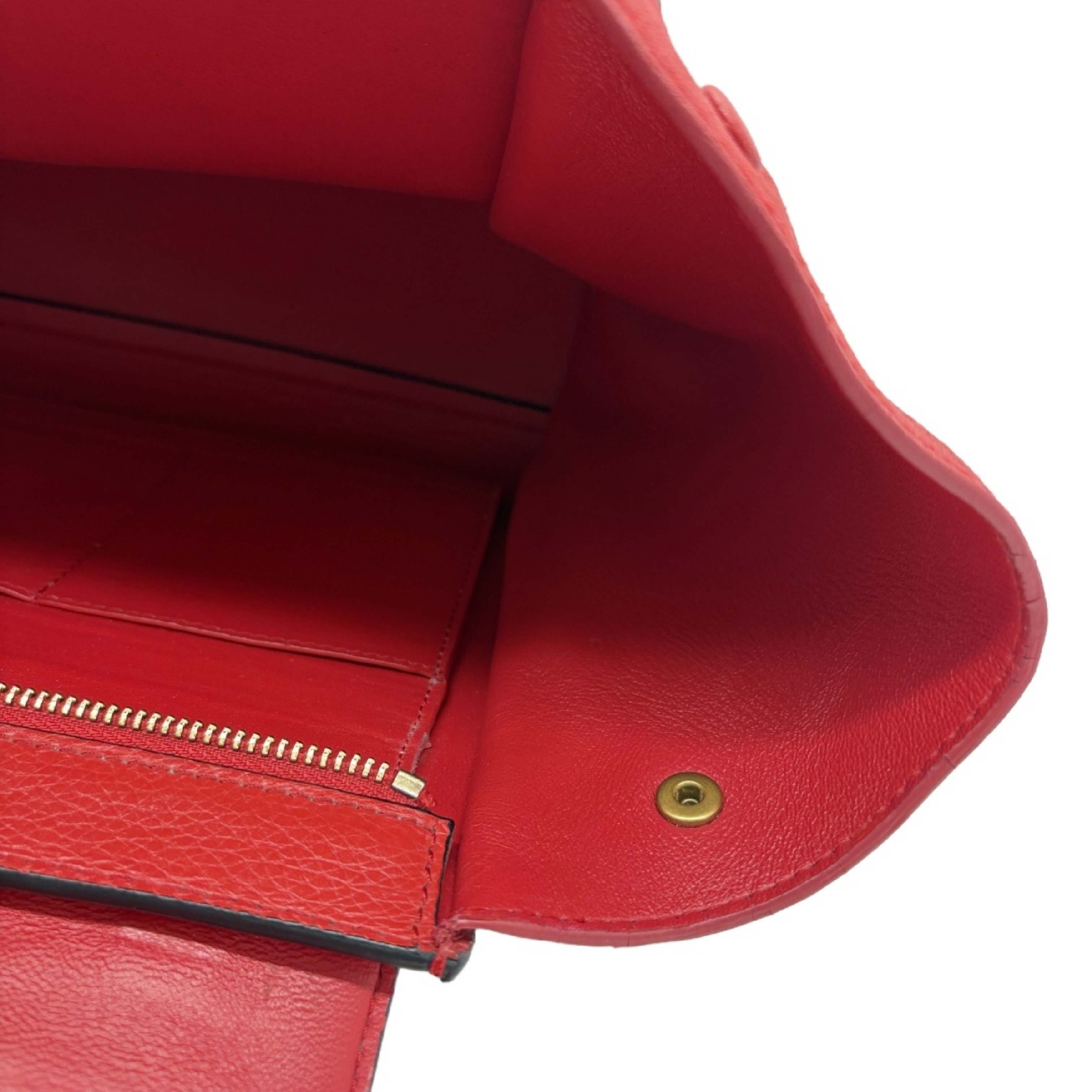 Trapeze 2-Way Handbag/Shoulder Bag, Red — view 11