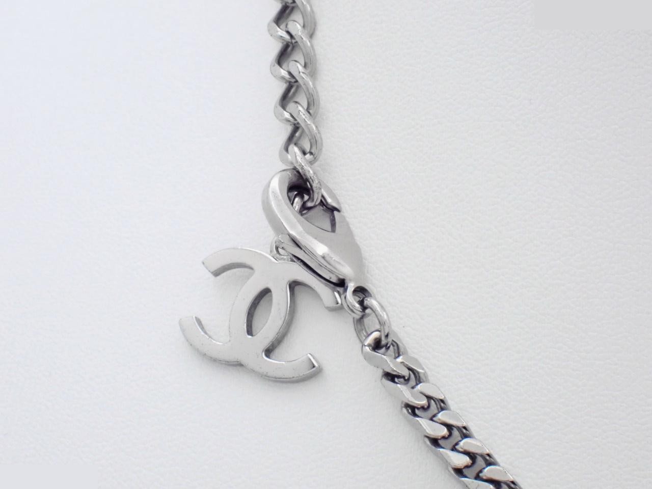 Coco Mark Silver Chain (approx. 40cm) — view 2