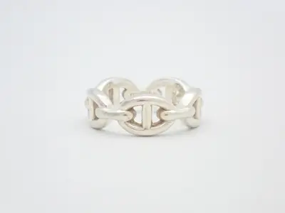 Ring, Ag925/5.3g, hallmark 51, silver, Chaine d'Ancre design