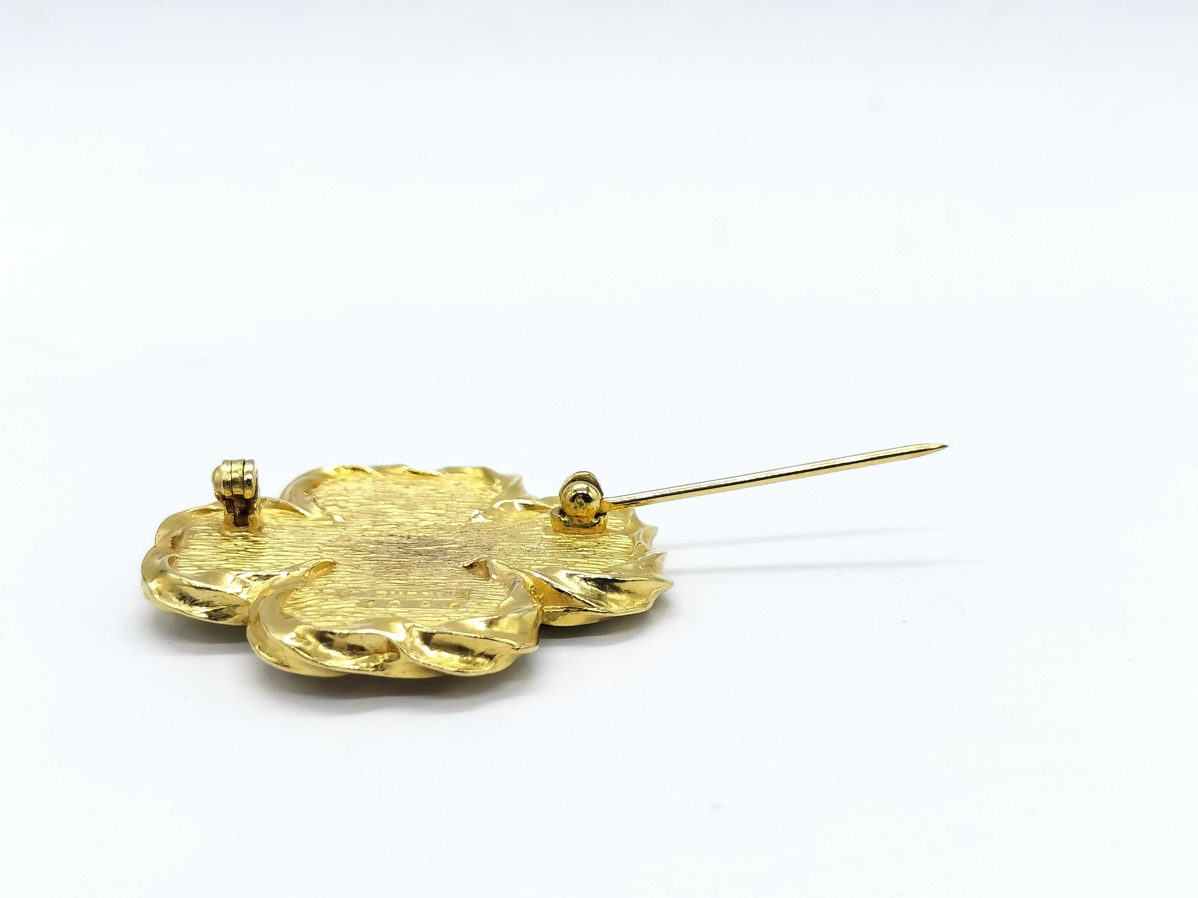 1086 Coco Flower Brooch Vintage Brooch — view 5