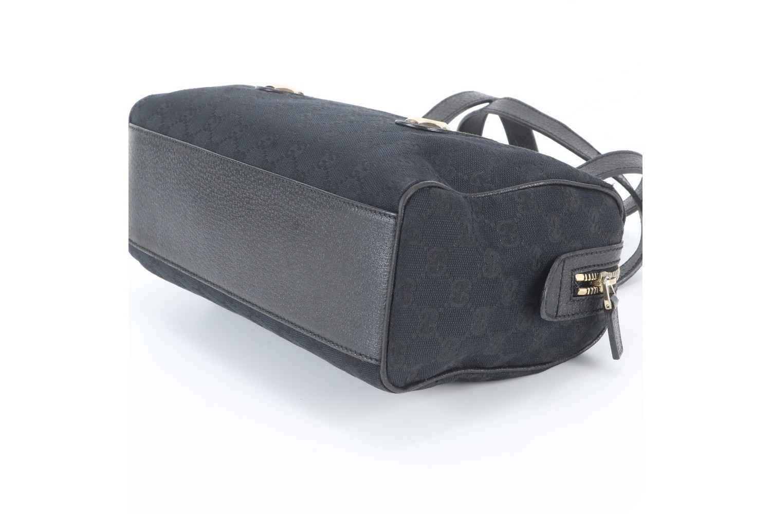 GG Canvas Mini Boston Bag 152457 Leather Shoulder Bag — view 4