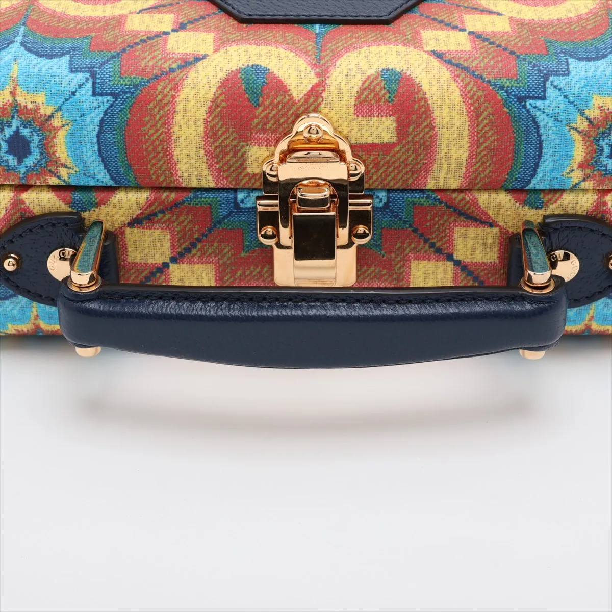 GG Kaleidoscope PVC x Leather 2-Way Handbag, Multicolor 633587 — view 5