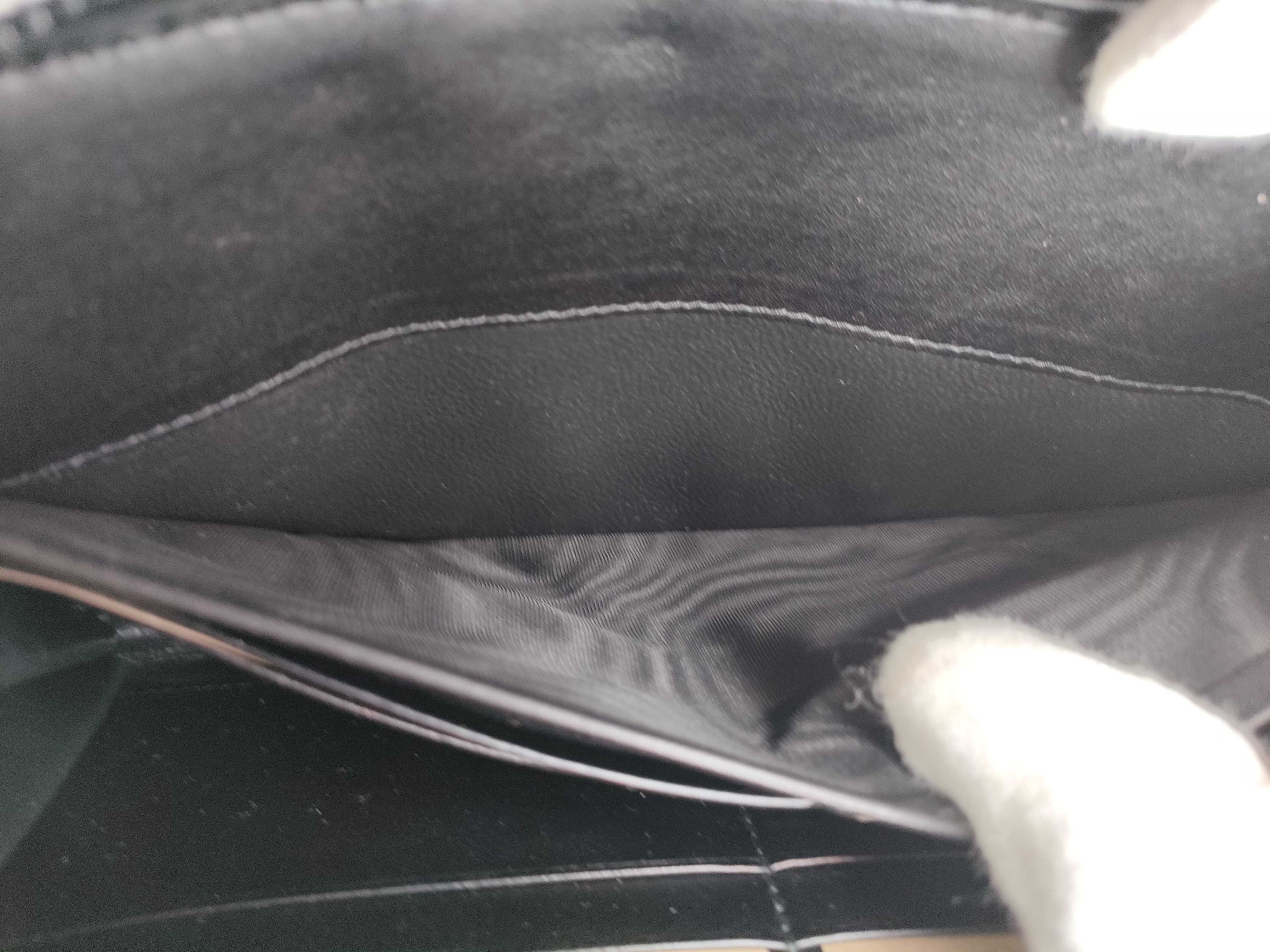 BV Black Braided Calfskin Long Wallet with Zipper Wallet — view 13
